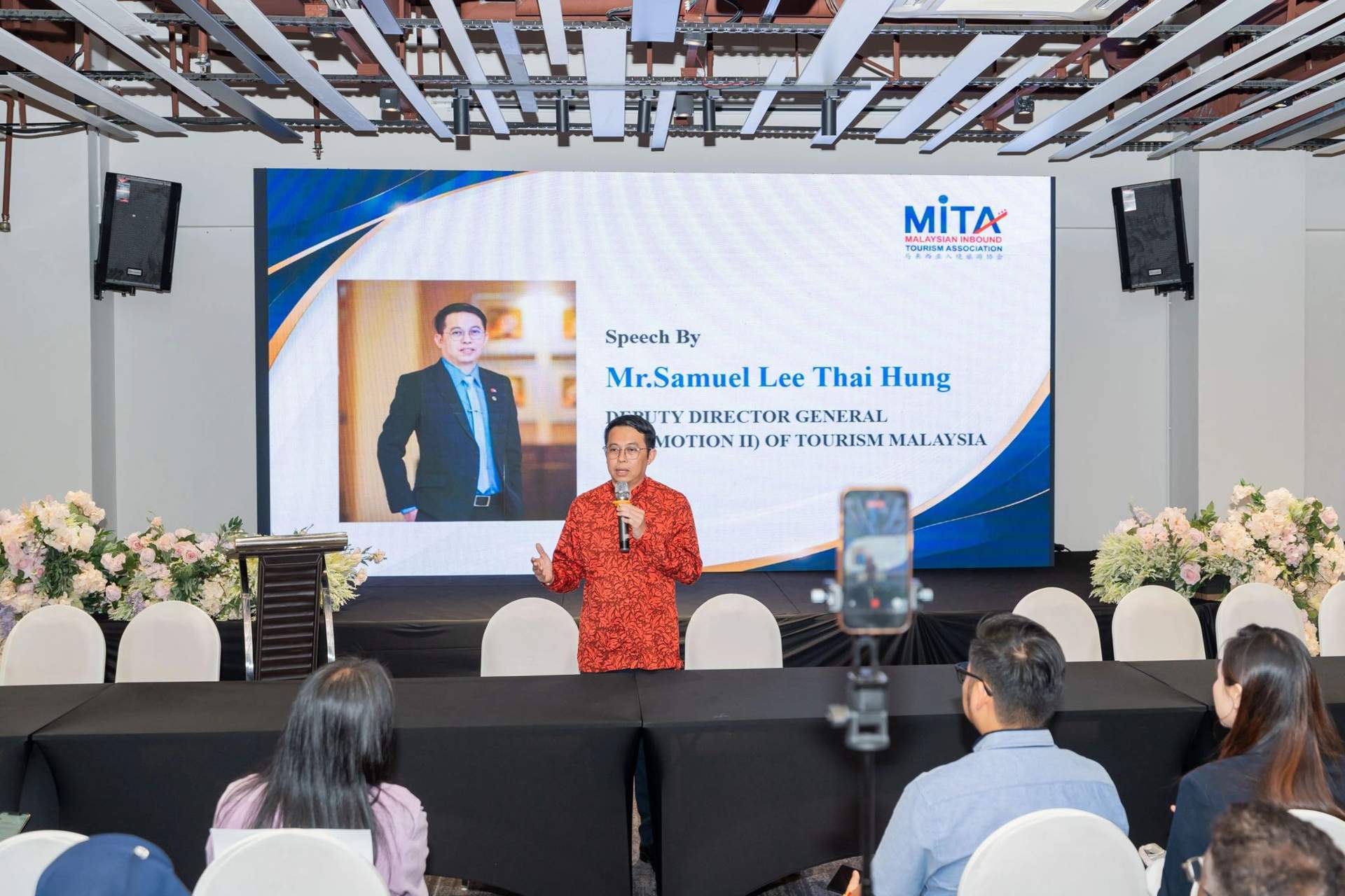 Deputy Director General Promotion (II) Of Tourism Malaysia, Mr. Samuel Lee Thai Hung