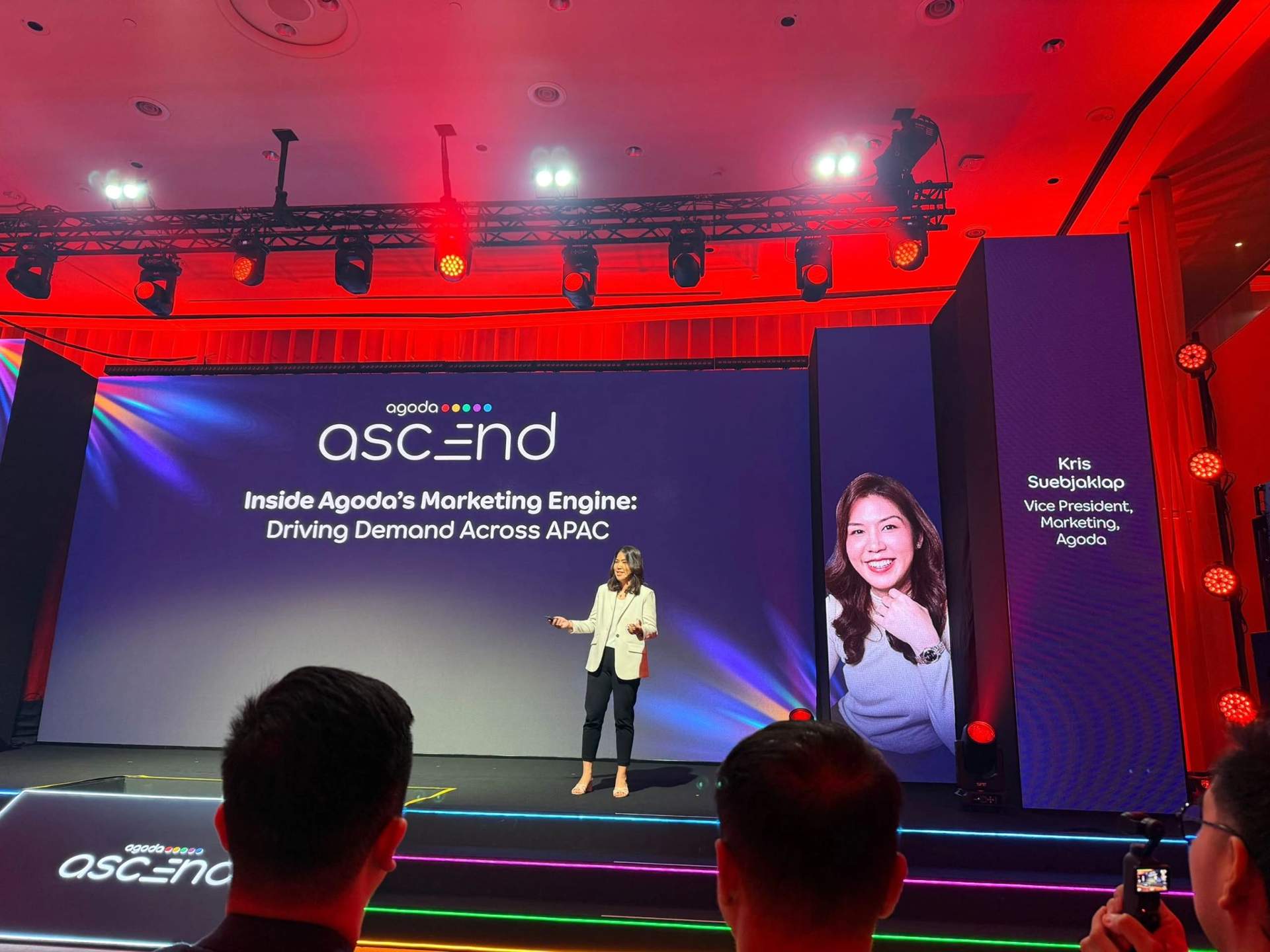  Vice President, Marketing at Agoda, Ms. Kris Suebjaklap