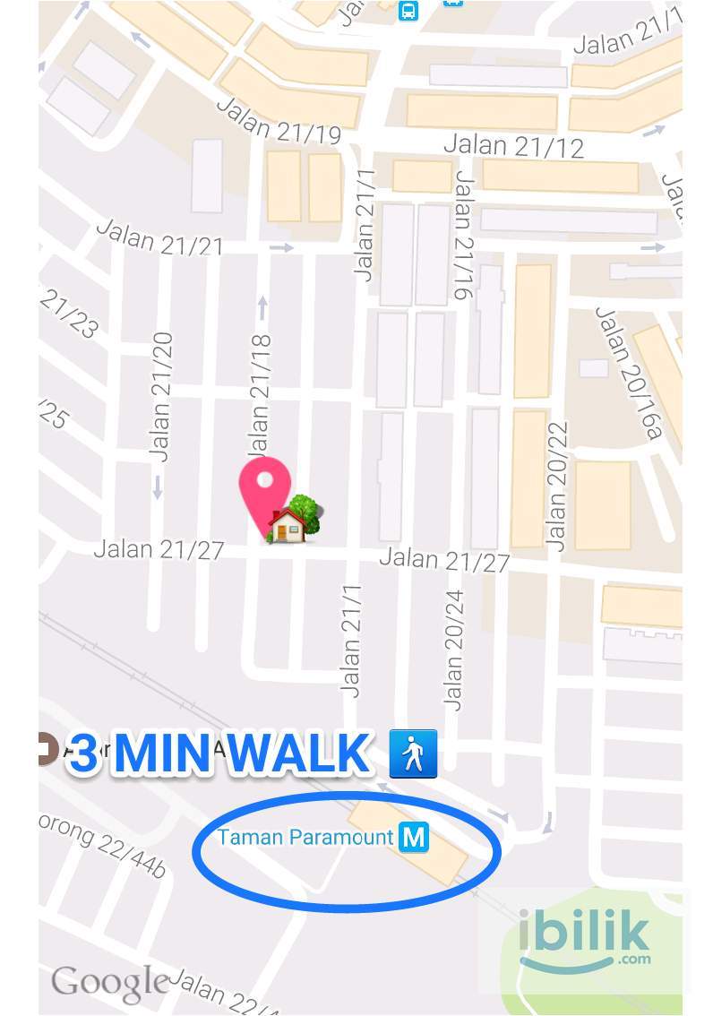 🚶🏽🚶Nice PAINT Balcony Furnished Room (3 Min WALK LRT Taman Paramount) - Image 10