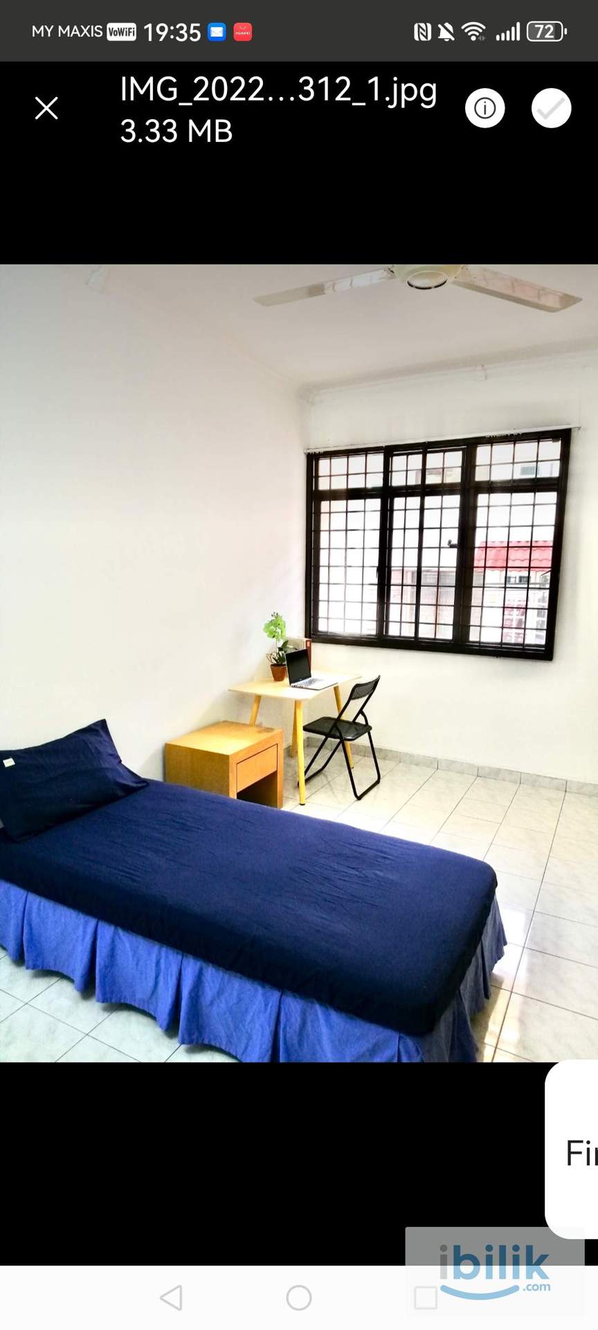 Furnished middle room in BU10 Bandar Utama RM550 - Image 1