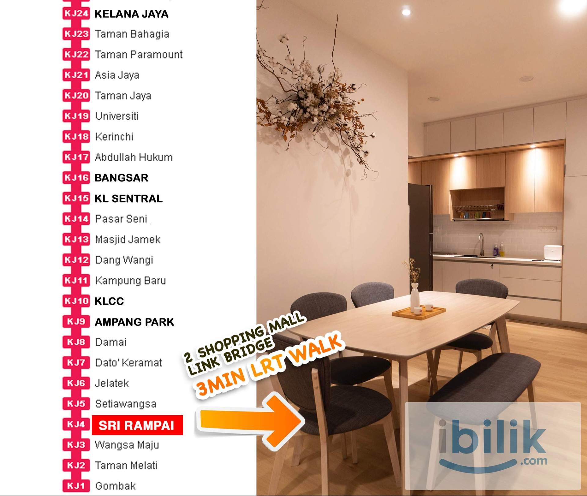 Single Room Near LRT (Prefer Female ) Wangsa Maju  - Image 1