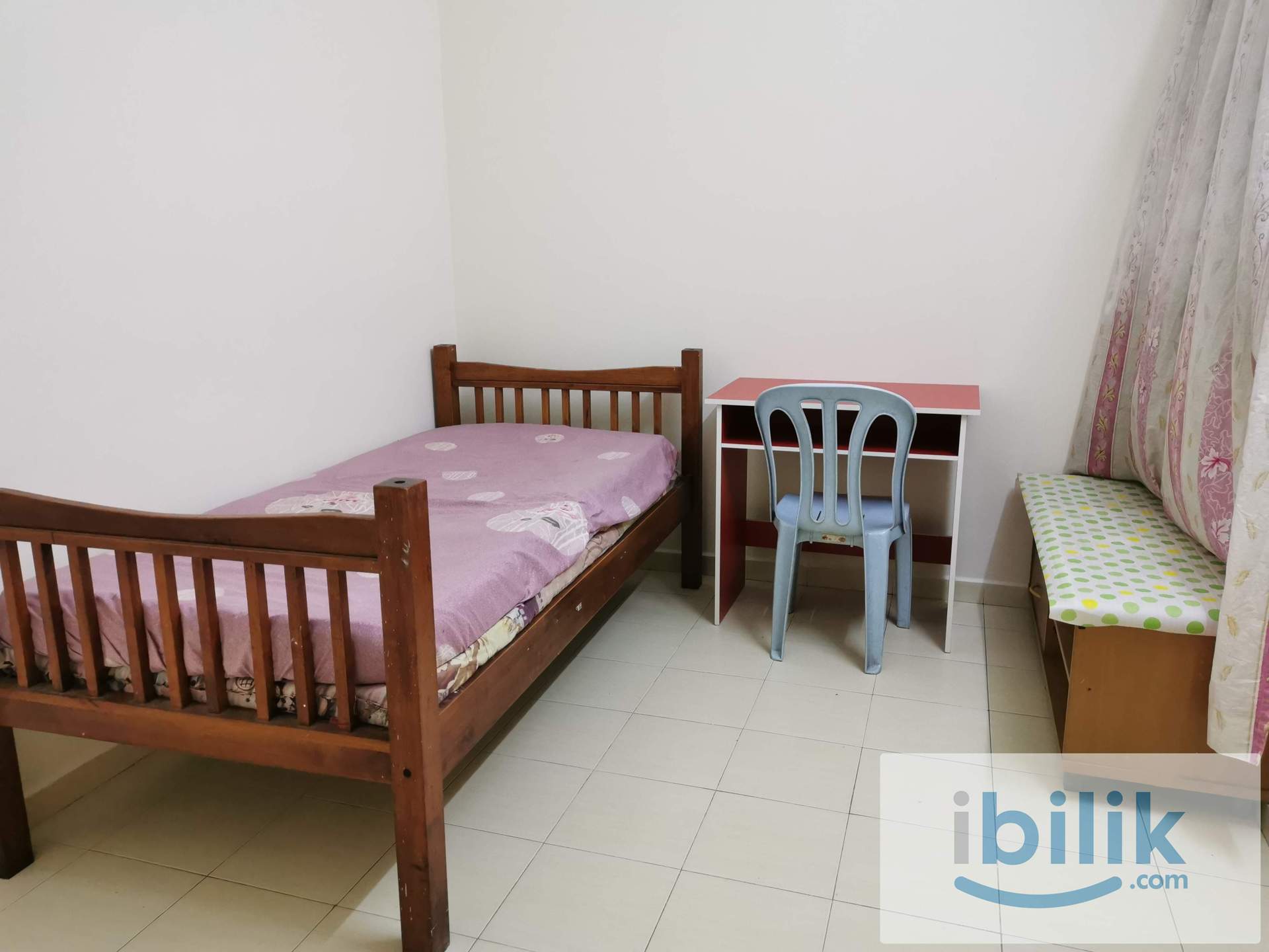 {FEMALE UNIT} NON SHARING Single Room MENTARI COURT fully furnished - Image 1
