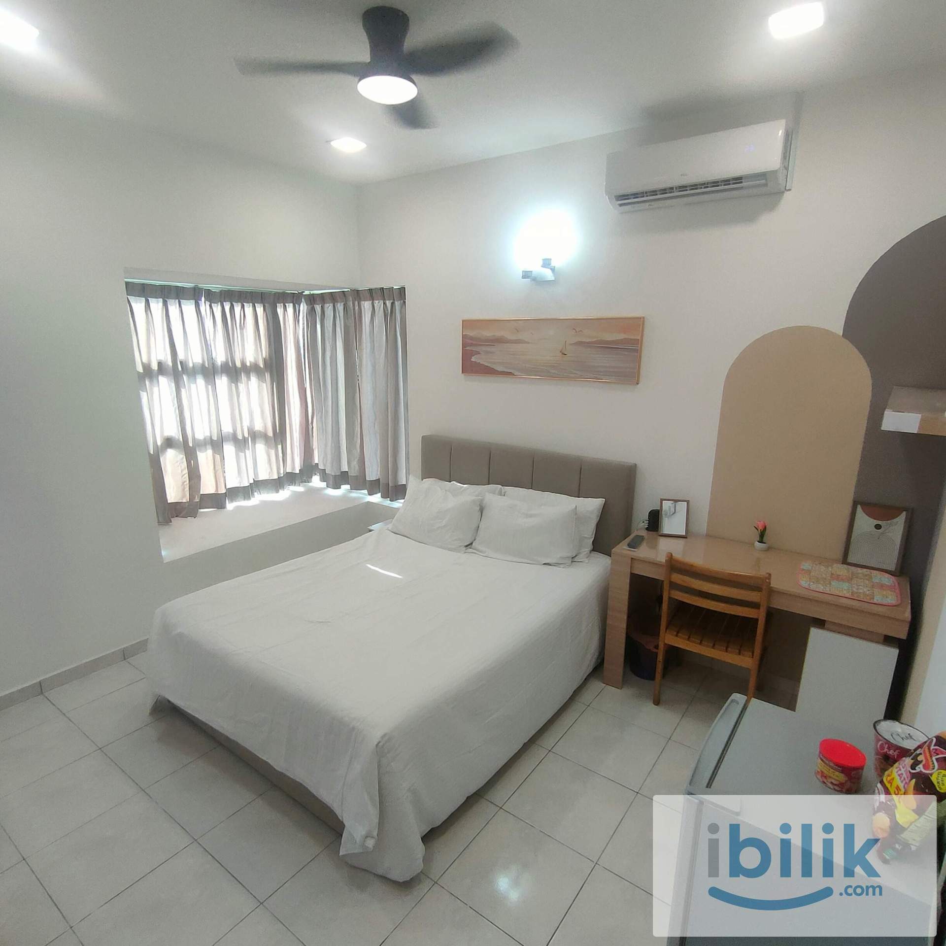 Fully Furnished Studio Bedroom with Private Bathroom Private Cinema Private Fridge at Puchong - Image 1