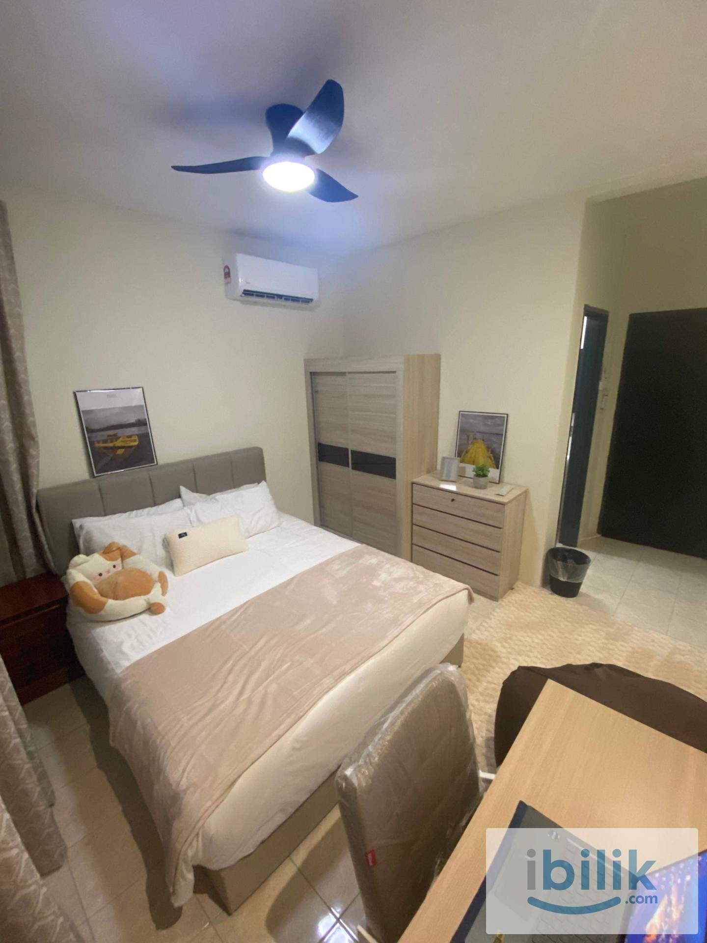 Master Room Walk 3 min to LRT Kelana Jaya Line Asia Jaya Station with Cover Walk Way Petaling Jaya Room For Rent - Image 3