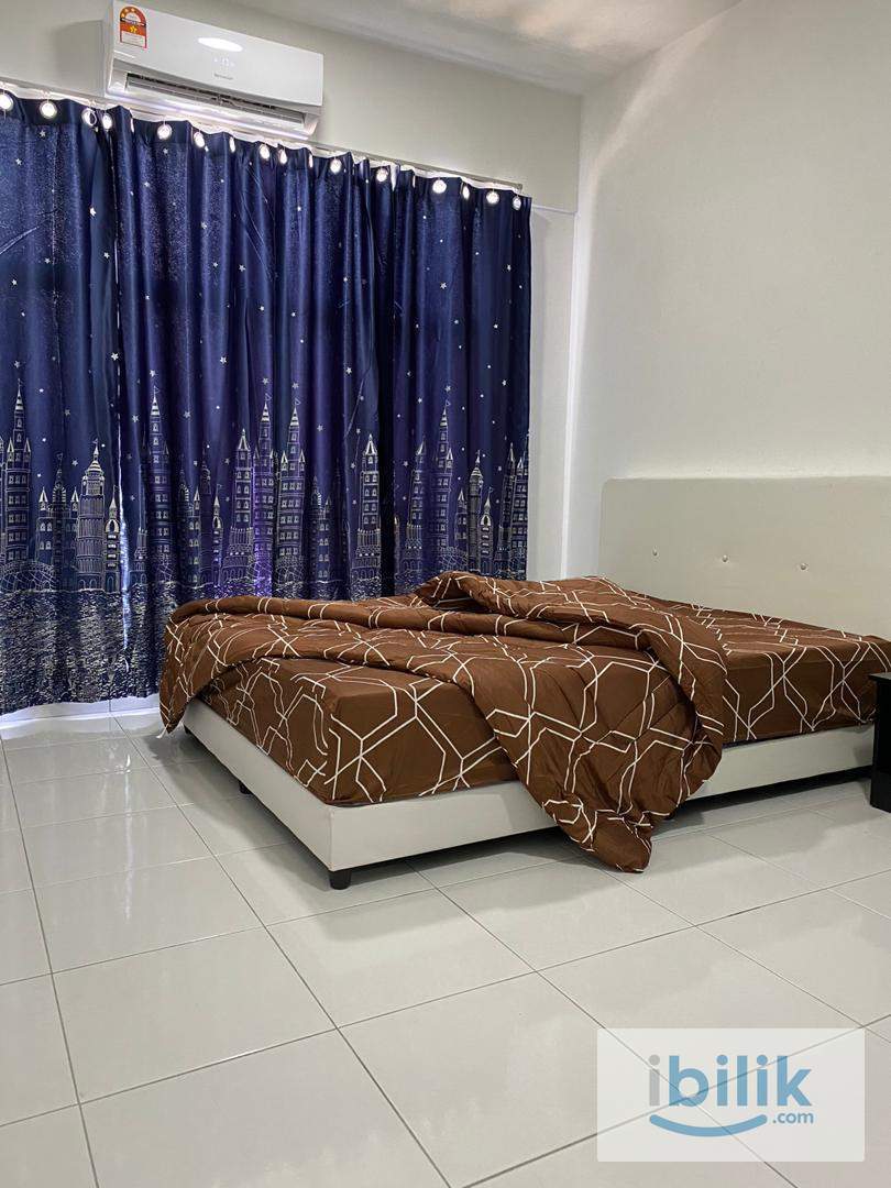 [6 Mins walk to LRT!!!] Newly Renovated with AIr Con Medium Room at M3 Residency Taman Melati - Image 5