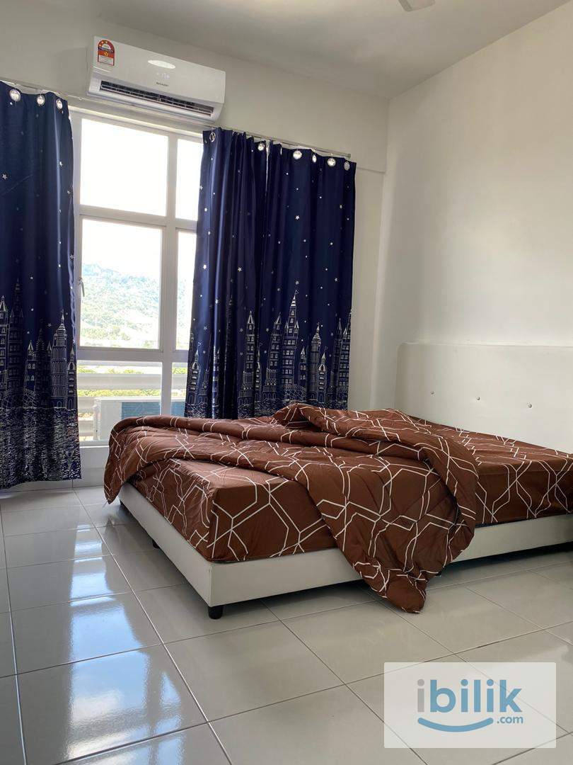[6 Mins walk to LRT!!!] Newly Renovated with AIr Con Medium Room at M3 Residency Taman Melati - Image 1