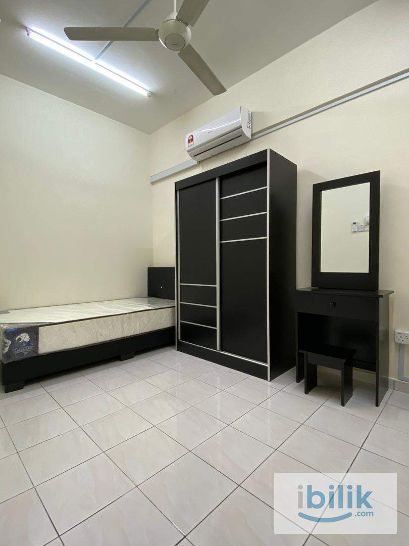 [6 Mins Walk to LRT!!] Newly Renovated with Air Con Single Room at Wangsa Maju Metroview - Image 2