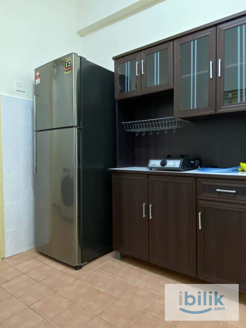 [6 Ming Walk to LRT!!!] Newly Renovated with Air Con Single Room at Wangsa Maju Metroview  - Image 3