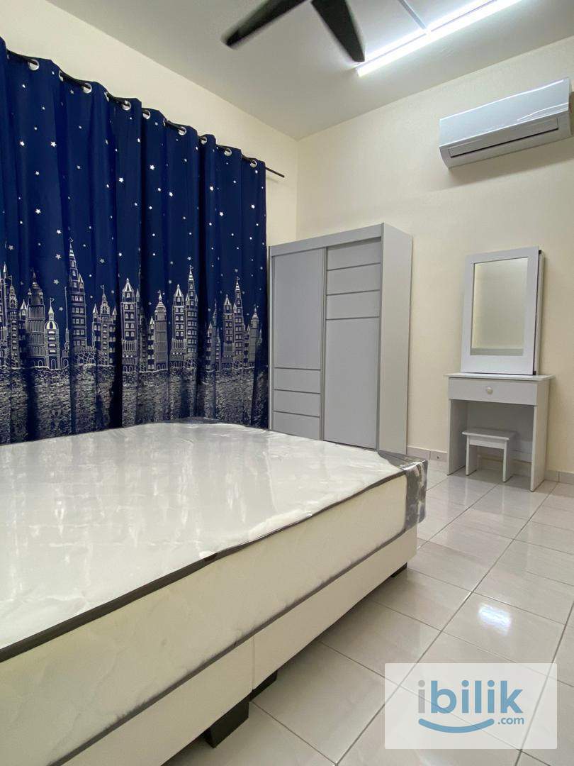 [6 Mins walk to LRT!!] Newly Renovated with Air Con Master Room at Wangsa Maju Metroview - Image 1