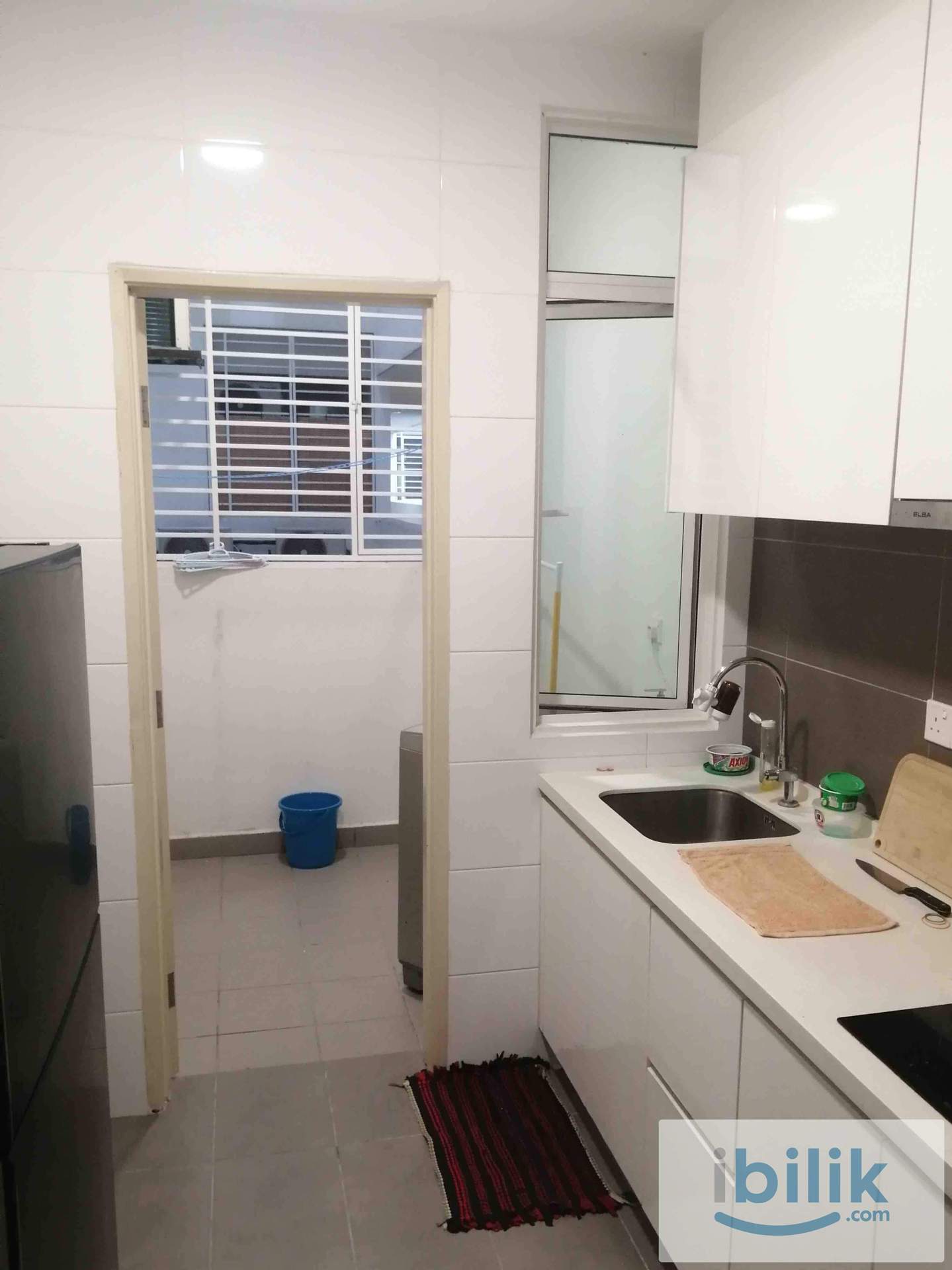 Single room rental MALE HOUSE 3 ELEMENTS Putra Permai nearby NSK TradeCity - Image 1