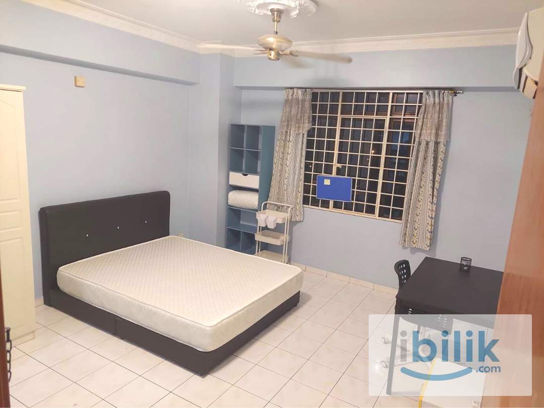 ♀[Female Only] · Utilities Included · 3 mins walk to LRT & IMU · Vista B Furnished Room · APU bus - Image 1