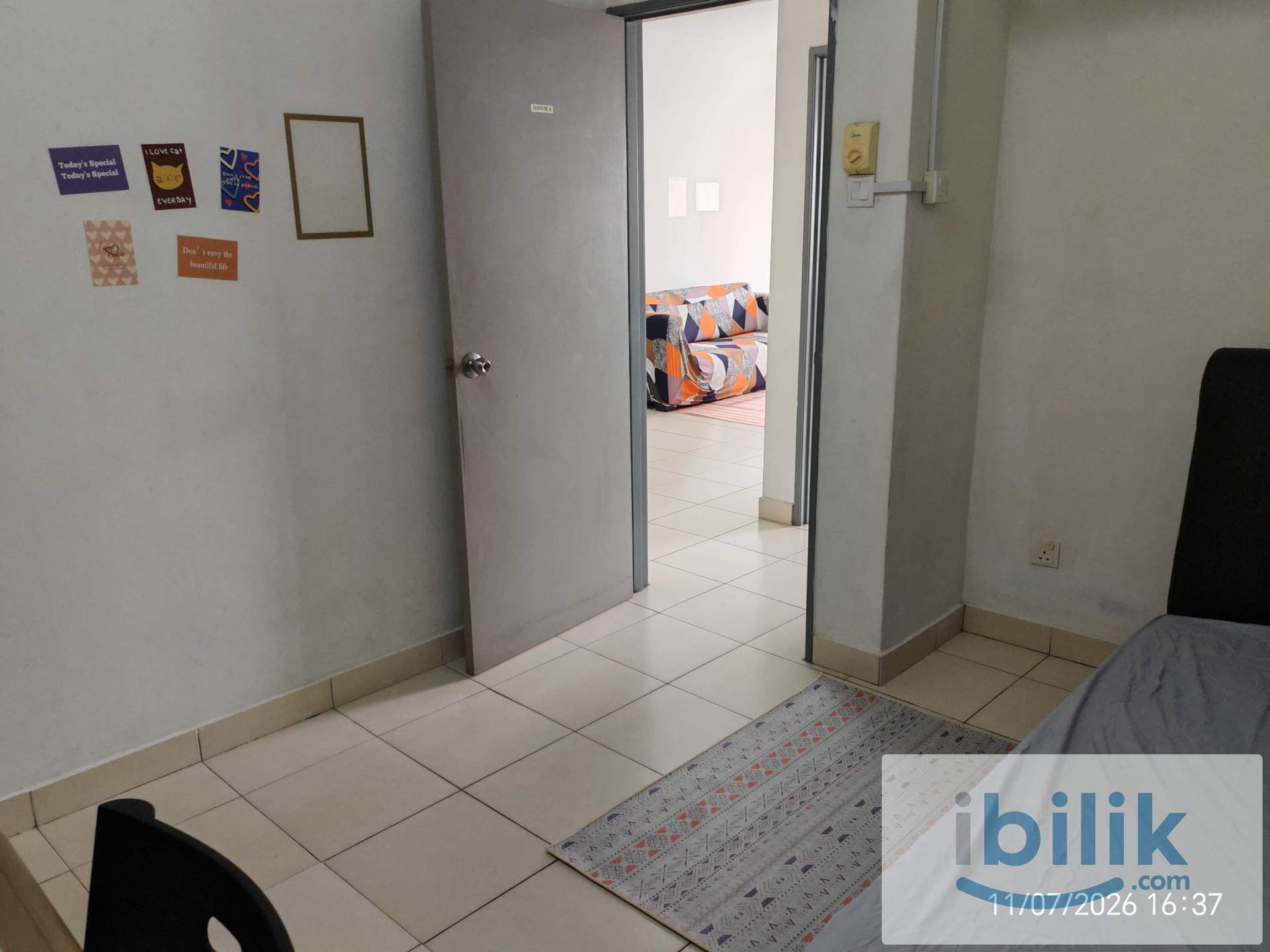 Mutiara Residence @ Serdang, Seri Kembangan. MIDDLE BEDROOM - Image 5
