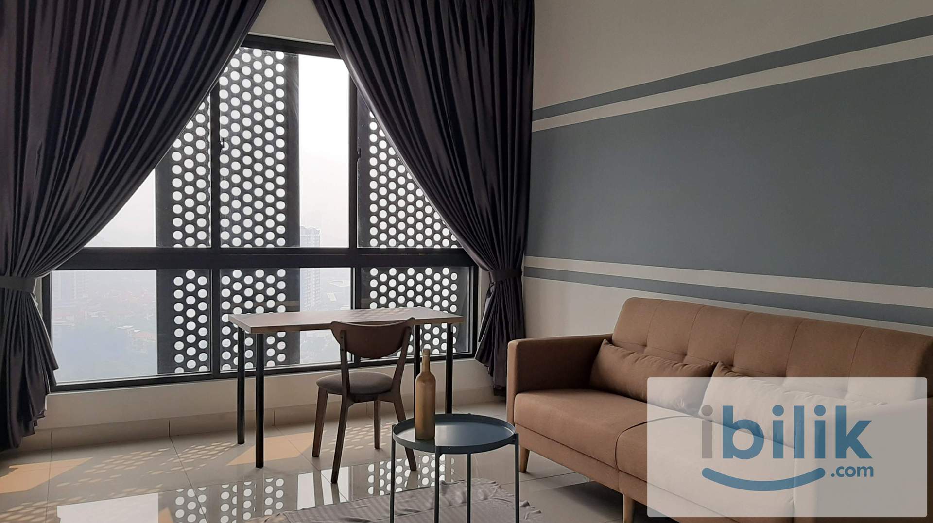 Designer suite Master Bedroom with attached bath & Aircond & small living like Studio - Image 3