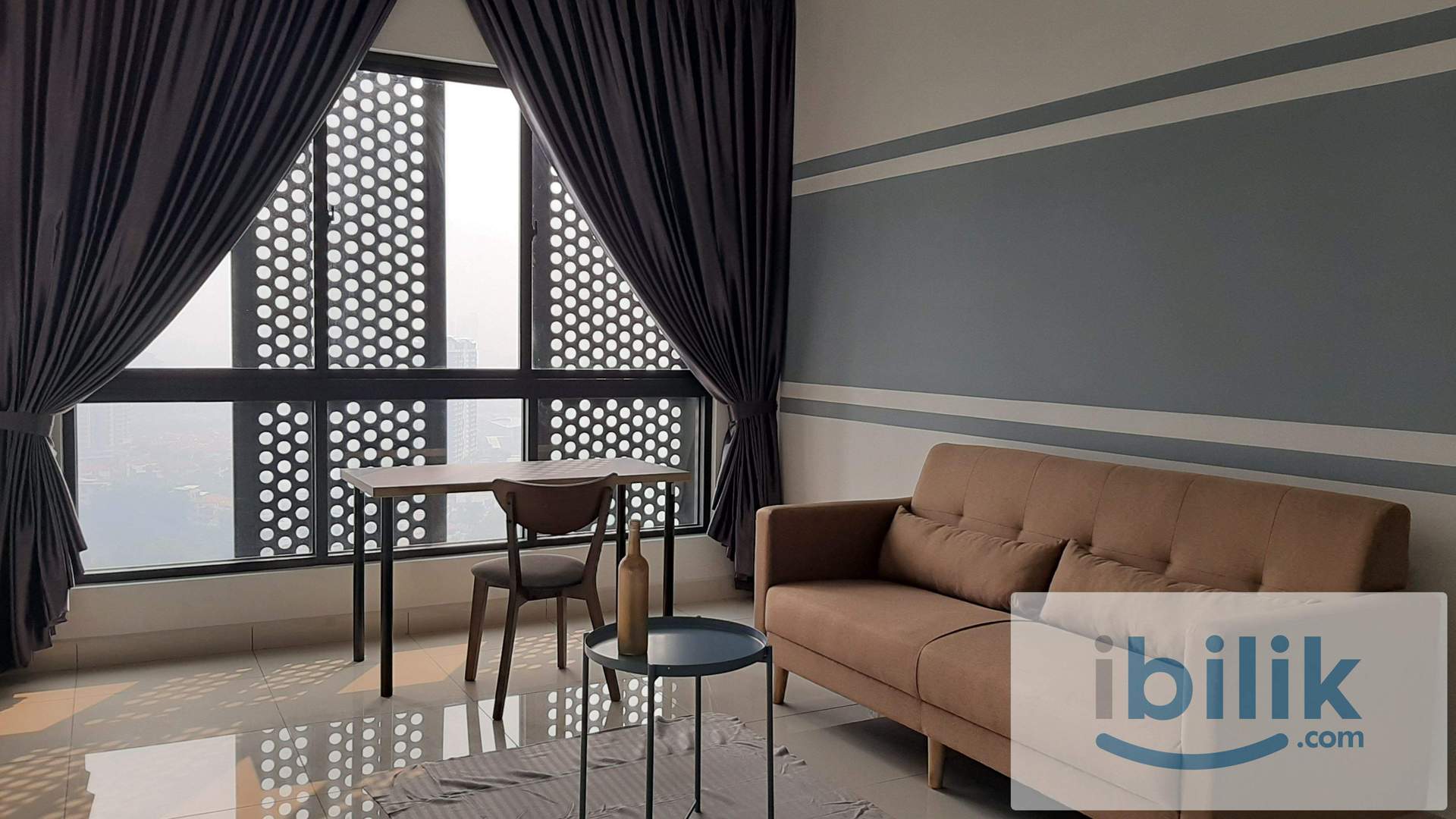 Designer suite Master Bedroom with attached bath & Aircond @ Havre Bukit Jalil additional living lounge like studio unit - Image 1
