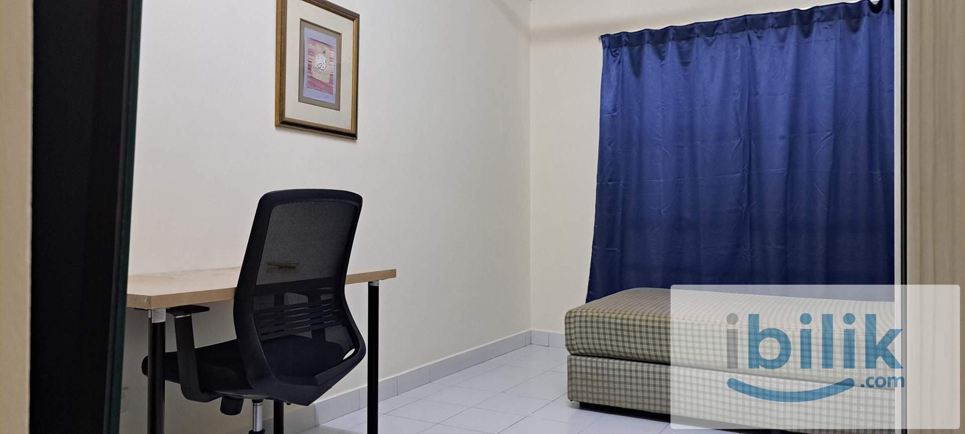 Cosy BIG Middle Room for SINGLE Exec (MALE) with Scenic View @ Sterling Condo, Kelana Jaya - Image 1
