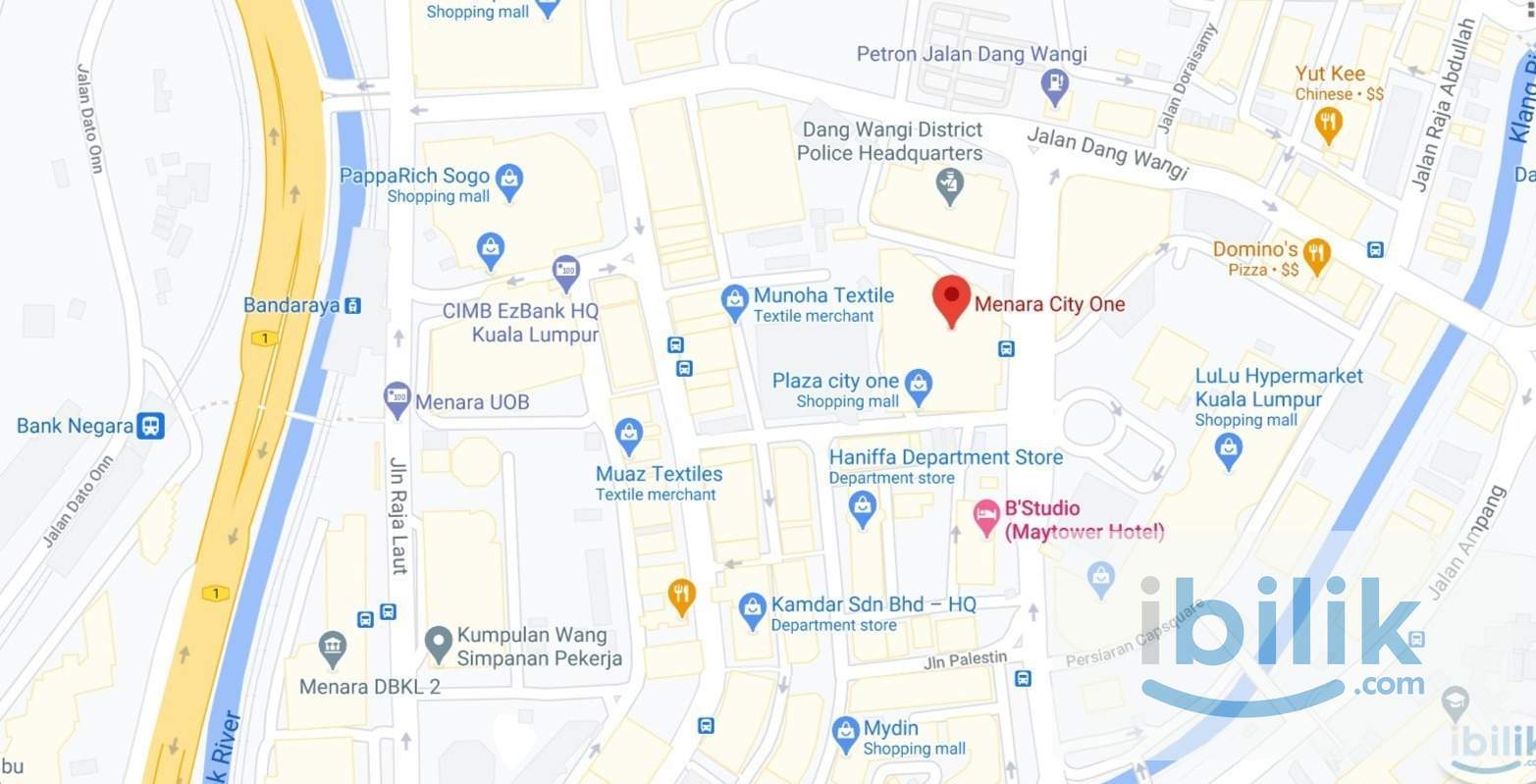 🌀单人房 Middle Room📍Menara City One Condo🚶‍♂️Menara AIA🚆LRT: Bandaraya, Dang Wangi, Masjid Jamek - Image 4