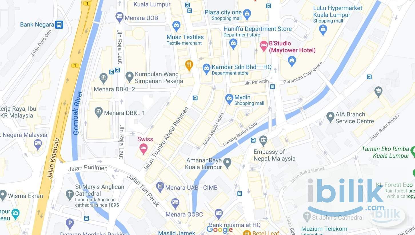 🌀单人房 Middle Room📍Menara City One Condo🚶‍♂️Menara AIA🚆LRT: Bandaraya, Dang Wangi, Masjid Jamek - Image 5