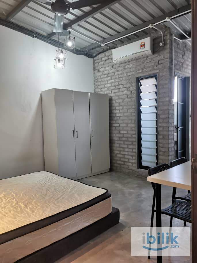 A Designed Room with Industrial Concept, attached toilet @ SS2 - Image 2