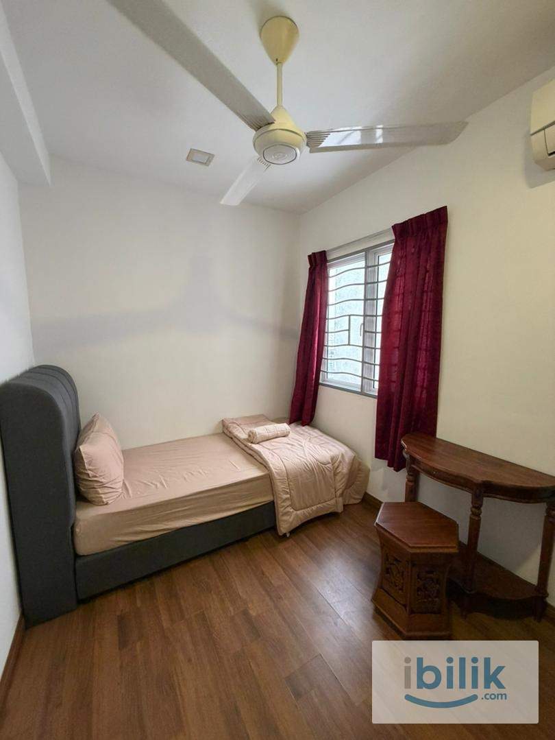 Aircond Spacious Single Room, Female Malay, Seri Puteri Condo. 1MIN CHERAS LRT Station  - Image 2