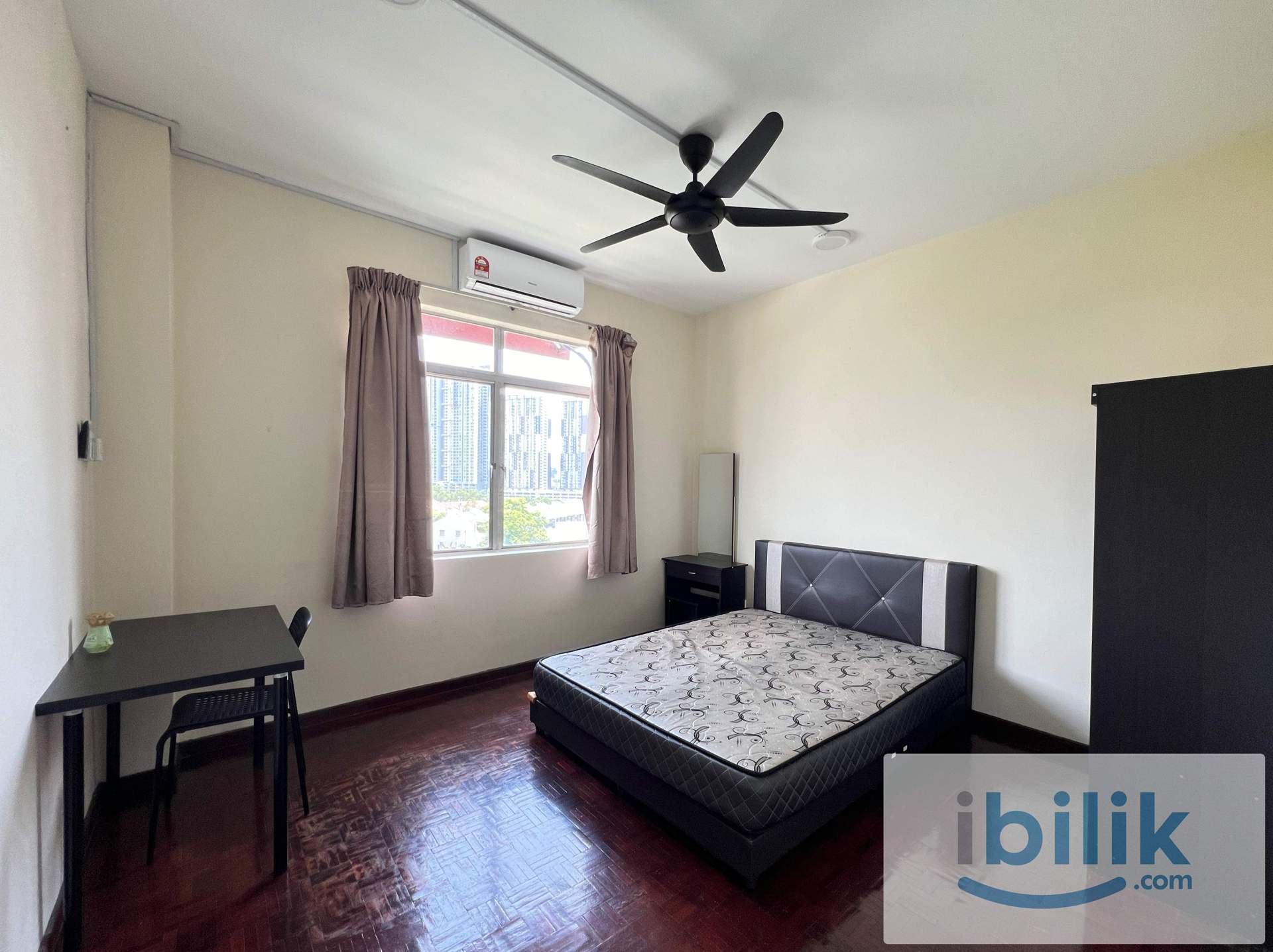 Newly Renovated Fully Furnished Bedroom at Bukit OUG Condo, Bukit Jalil Awan Besar LRT Station - Image 1