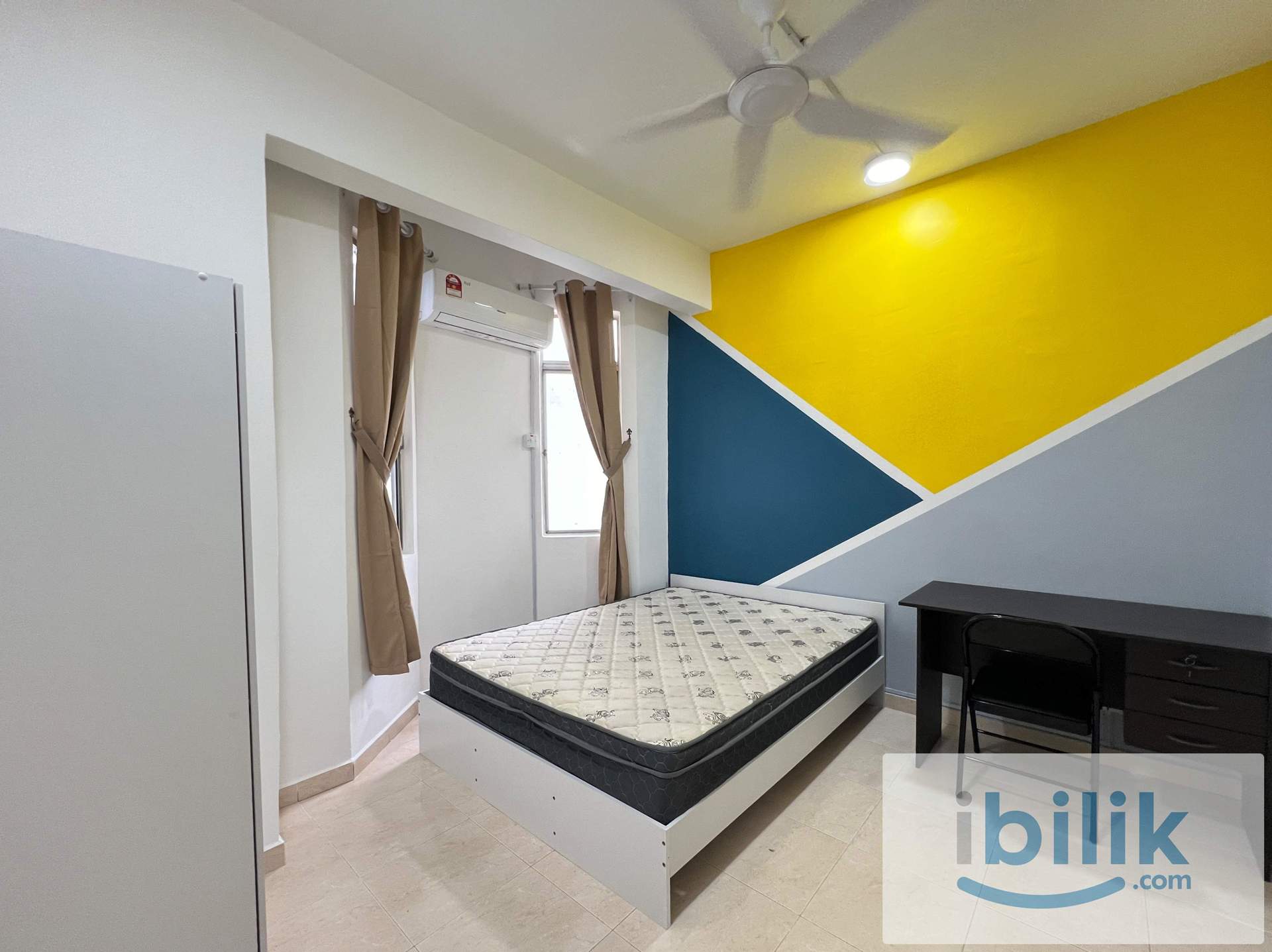 Newly Renovated Fully Furnished Bedroom at Bukit OUG Condo, Bukit Jalil Awan Besar LRT Station - Image 1