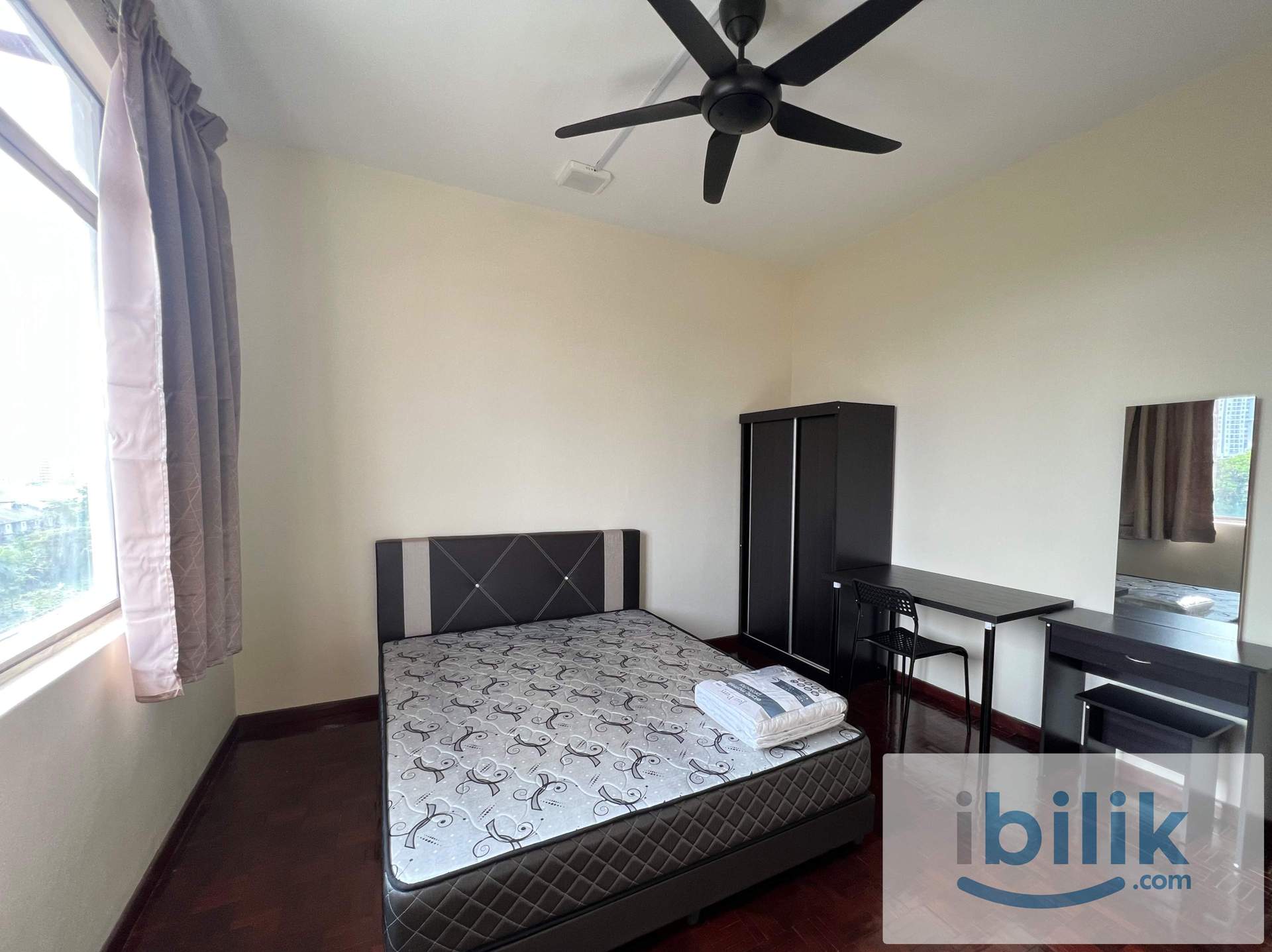 Newly Renovated Fully Furnished Bedroom at Bukit OUG Condo, Bukit Jalil Awan Besar LRT Station - Image 1