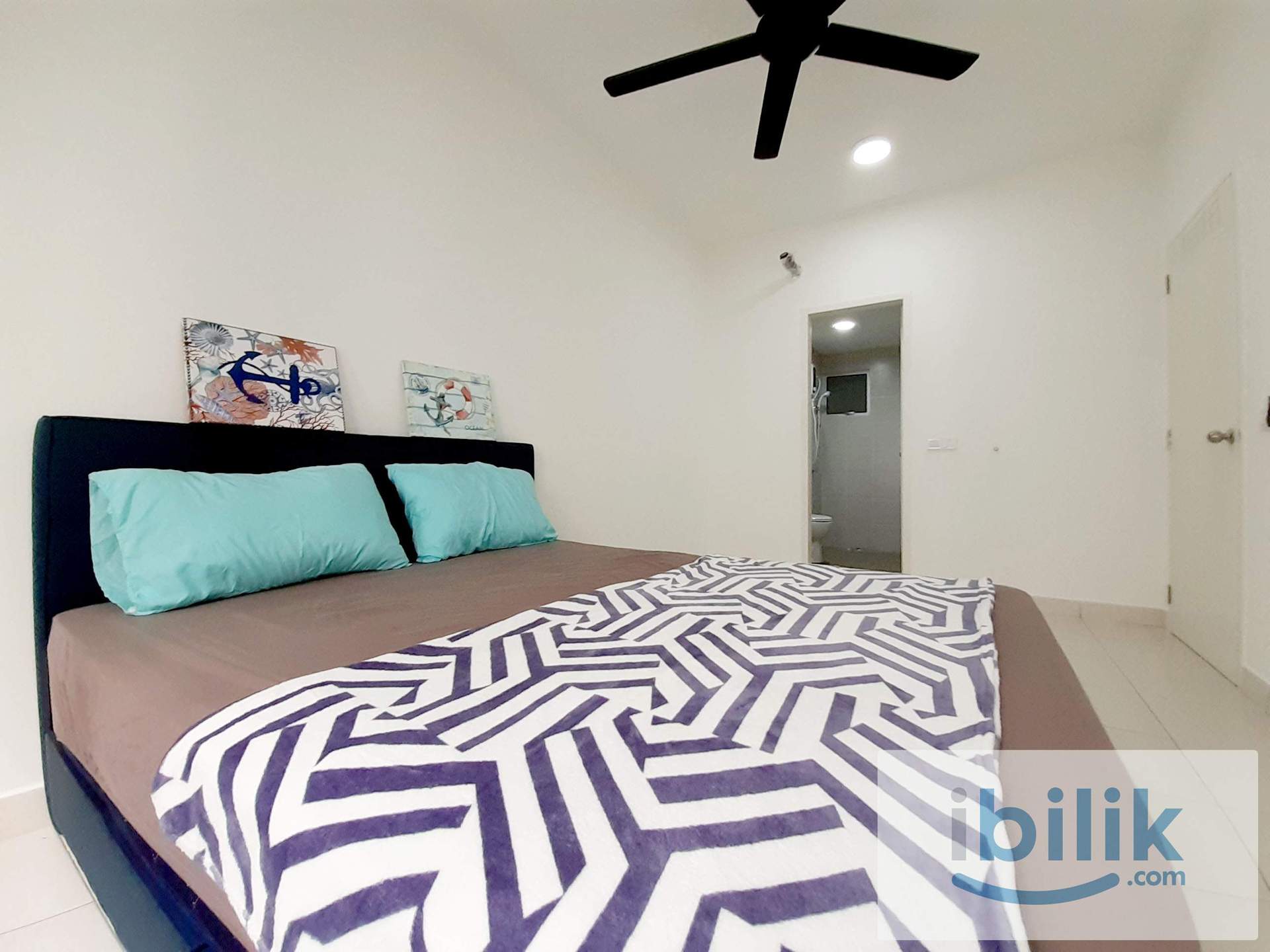 Karisma Apartment@Eco Majestic. Master Room with Queen Size Mattress. Attached Bathroom. Include WIFI & Utility.  - Image 2