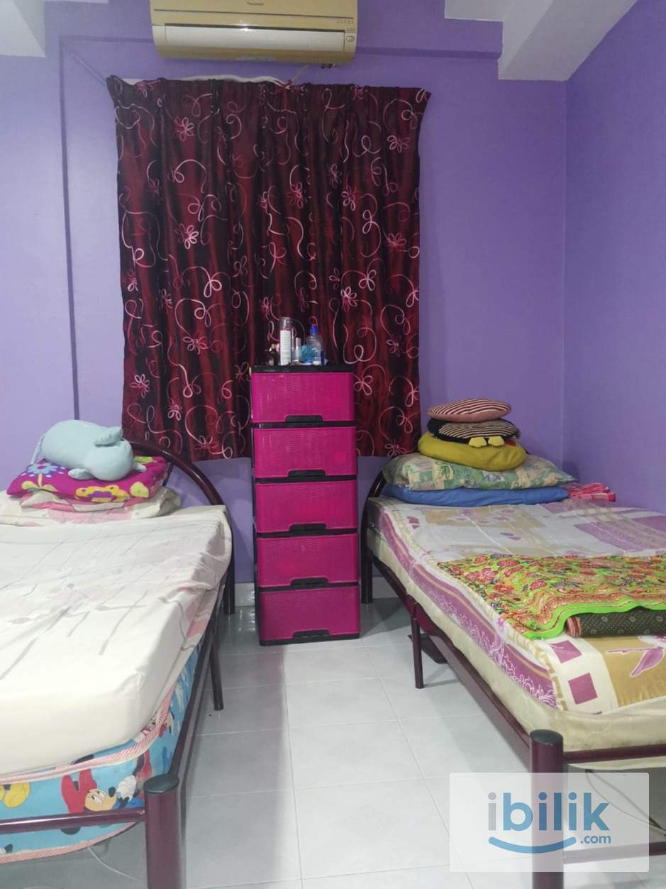Bilik Sewa Wanita Melayu, Bilik Medium Sharing 2 Orang di Pangsapuri Kenari Court Pandan Indah, Ampang KL. - Image 1