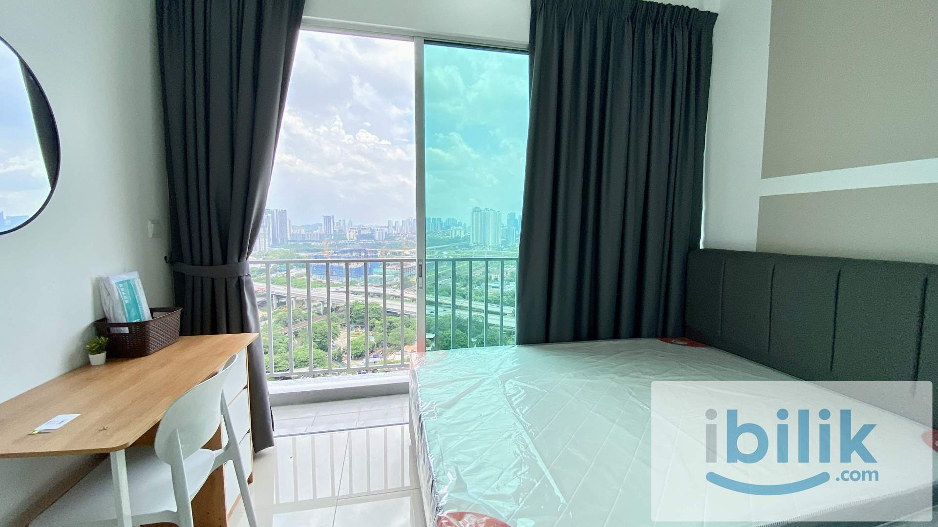 [1min to LRT Salak Selatan] Balcony room for rent at Nikka City Sentral , LRT, Kuchai Lama, Cheras, Permaisuri - Image 4