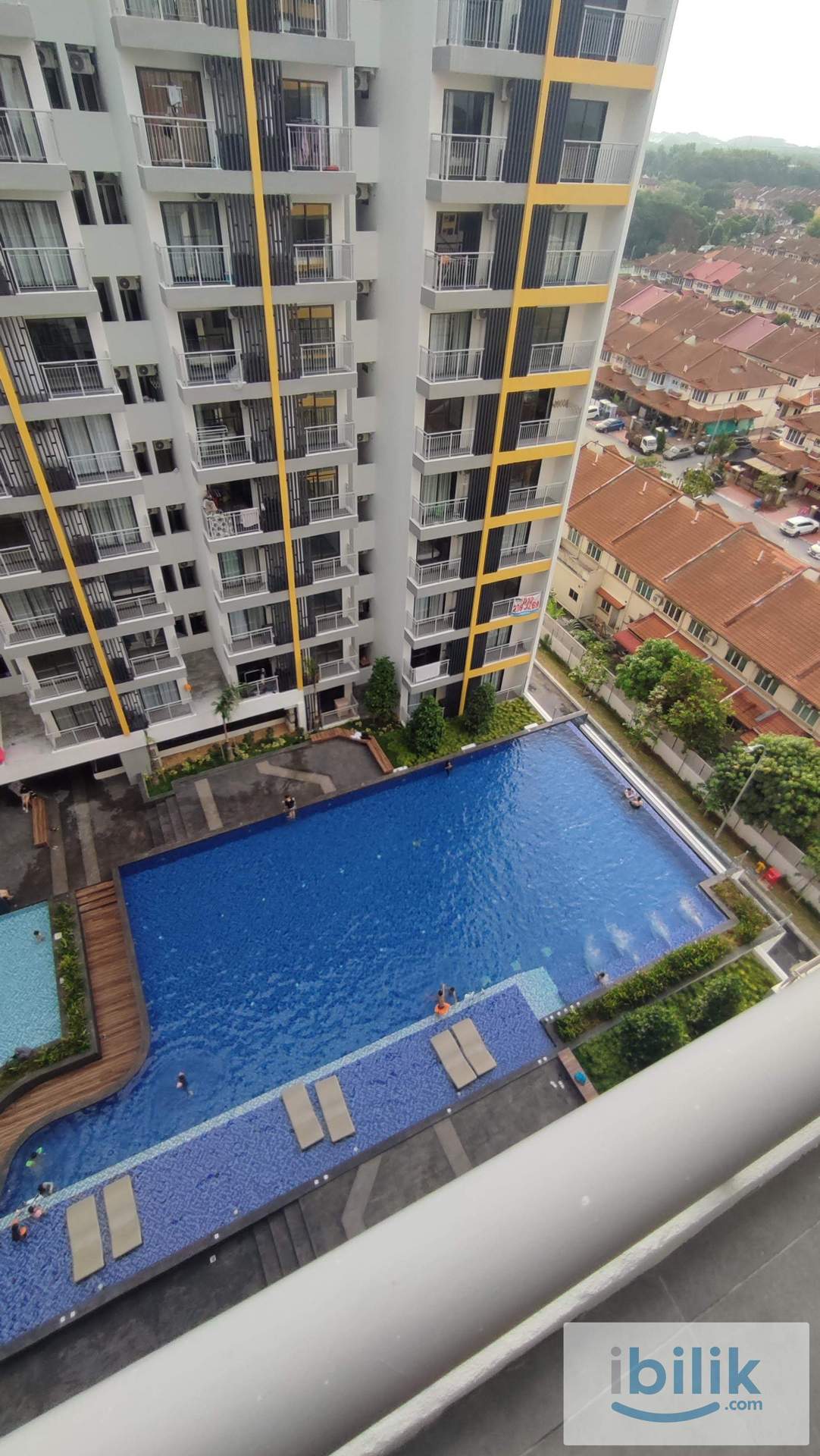 Fully Furnished Studio (Balcony view) for rent at DK Impian, Shah Alam - Image 8
