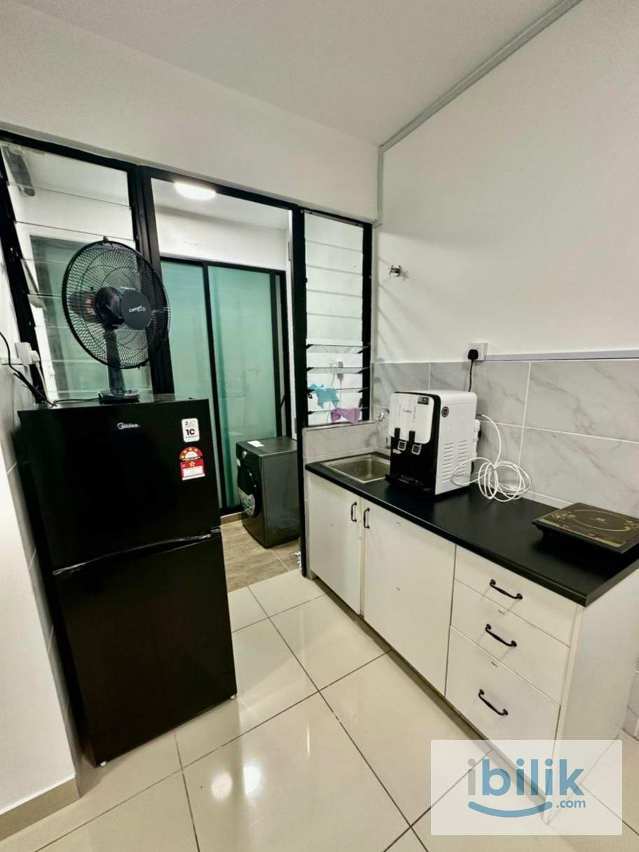 Fully Furnished Middle Room Mizumi Residence, Kepong. (Free wifi, cleaning service, 850M to MRT Metro Prima) - Image 2