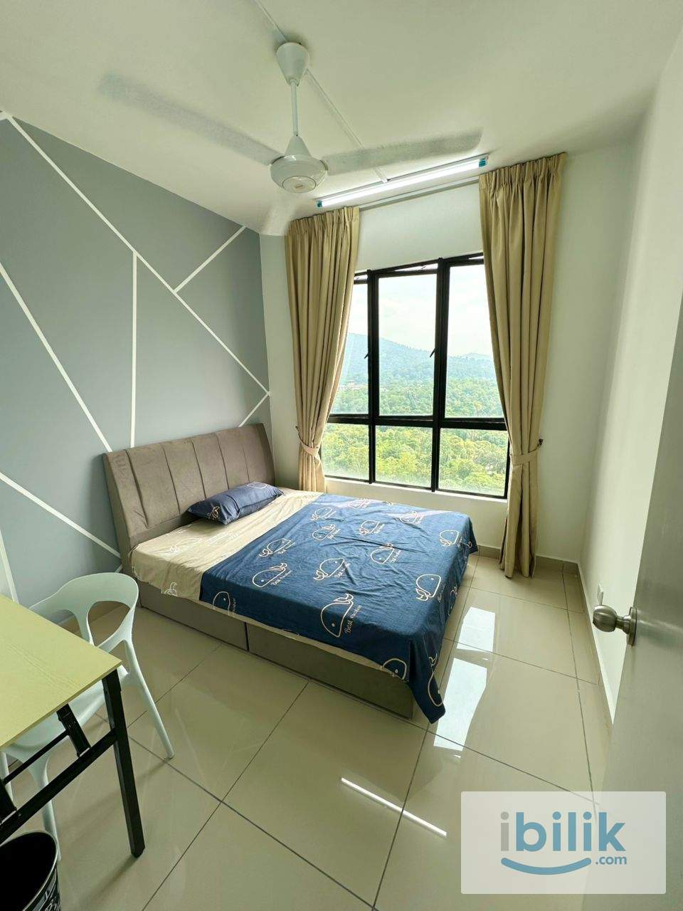 Fully Furnished Middle Room Lake View Mizumi Residence, Kepong. (Free wifi, cleaning service, 850M to MRT Metro Prima) - Image 1