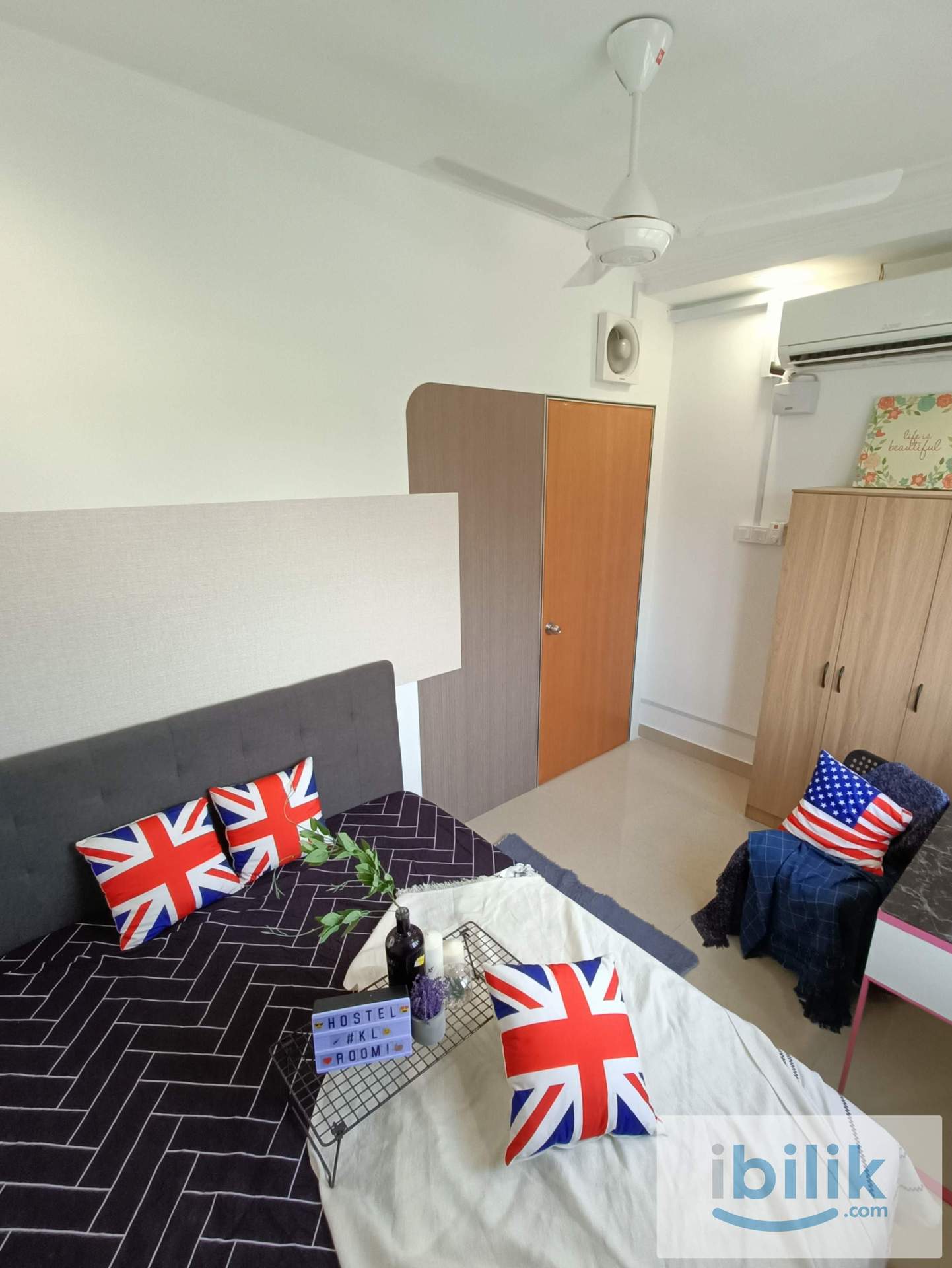 [Middle Room] Cengal Cond, LRT salak selatan, Permaisuri, HUKM, Tun Razak [Fully + AC] - Image 1
