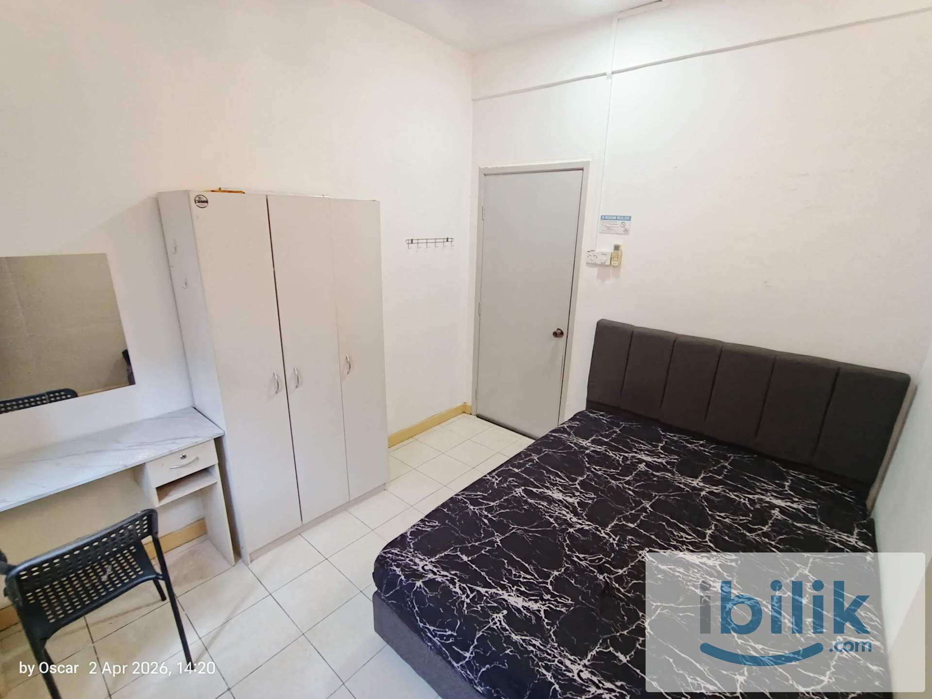 [Middle Room] Cengal Cond, LRT salak selatan, Permaisuri, HUKM, Tun Razak [Fully + AC] - Image 3