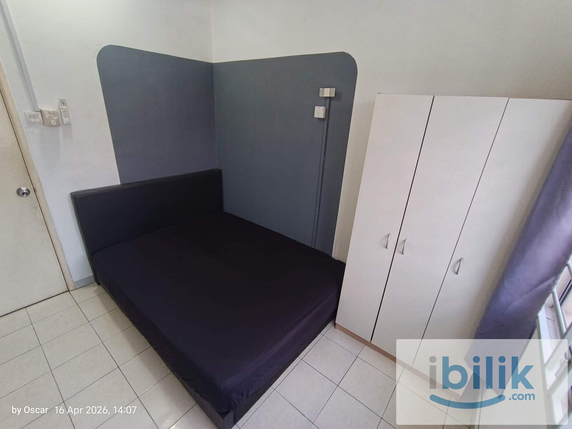 [Female Middle Room] Cengal condo, LRT Salak Selatan, Permaisuri [Fully + AC] - Image 2