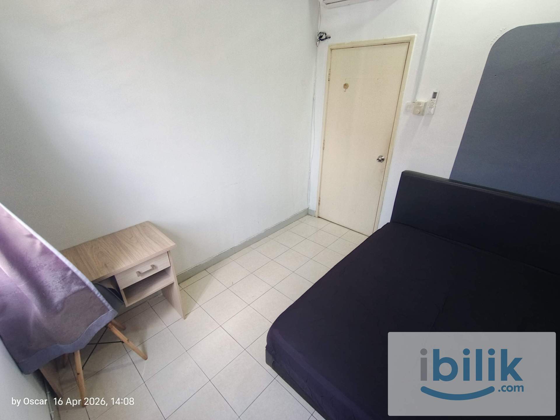 [Female Middle Room] Cengal condo, LRT Salak Selatan, Permaisuri [Fully + AC] - Image 4