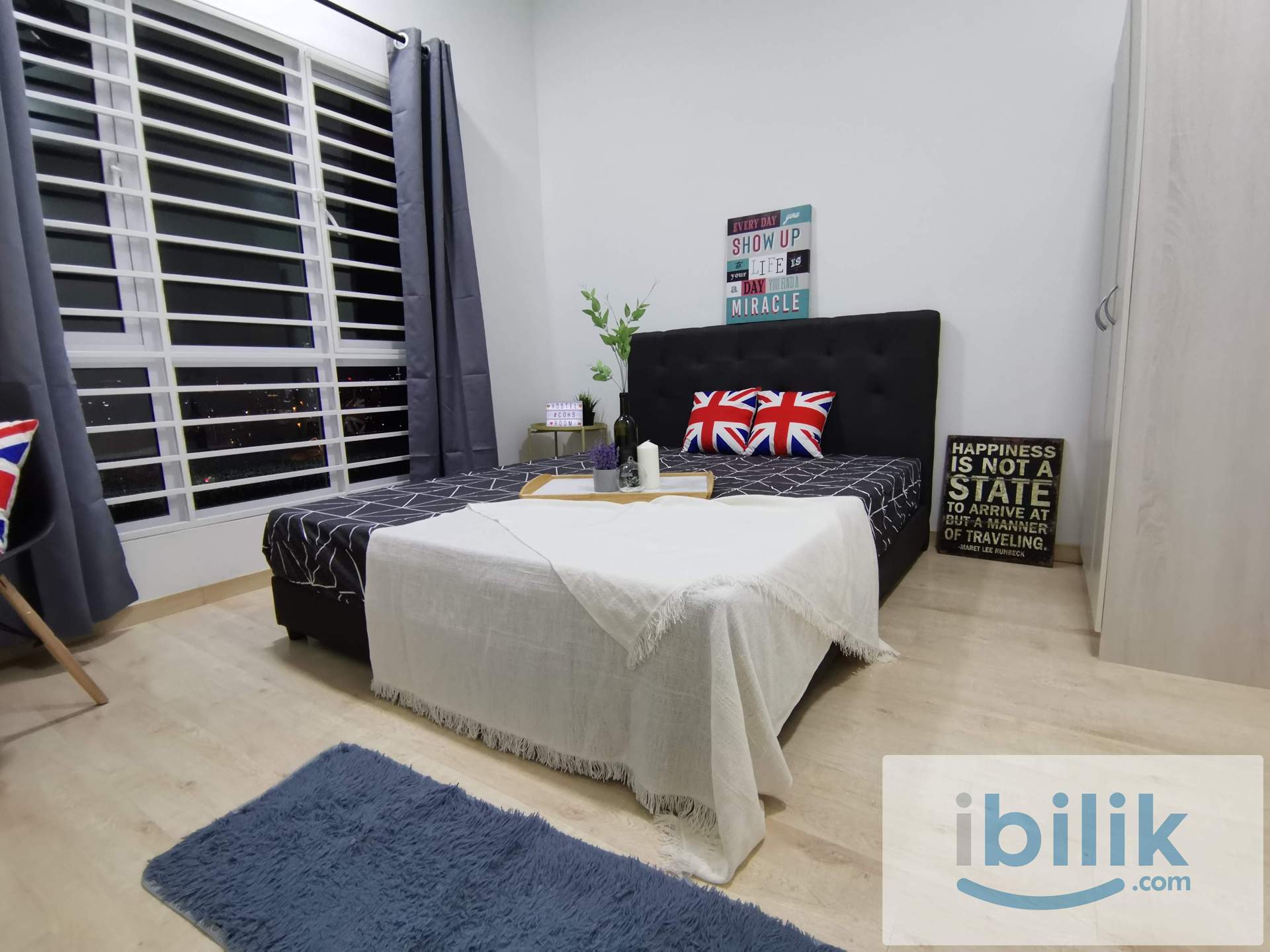 [Master Bedroom  Holmes1 & 2, 7min to UCSI University, Near Hukm [Fully + AC) - Image 1