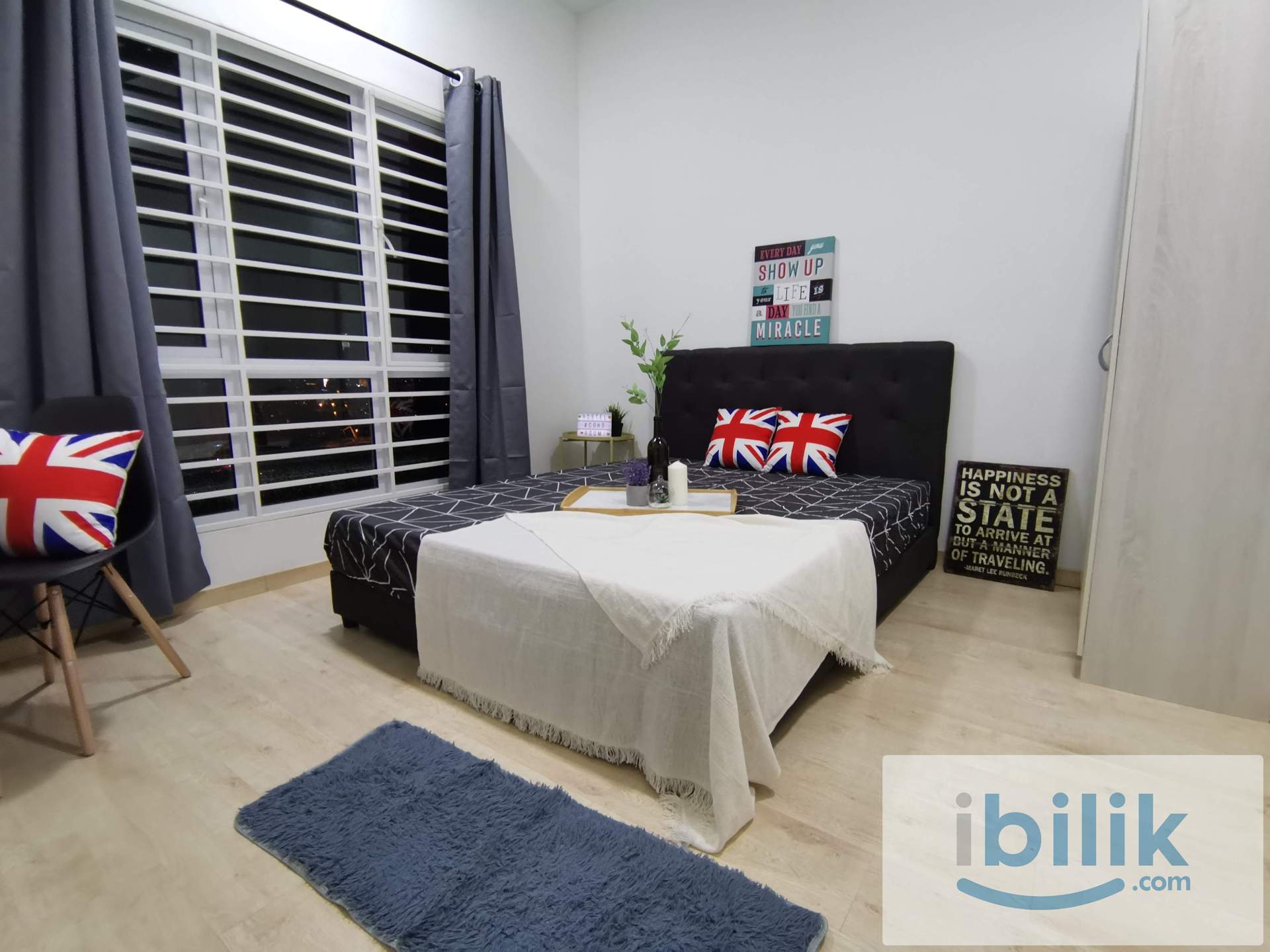 [Master Bedroom  Holmes1 & 2, 7min to UCSI University, Near Hukm [Fully + AC) - Image 2