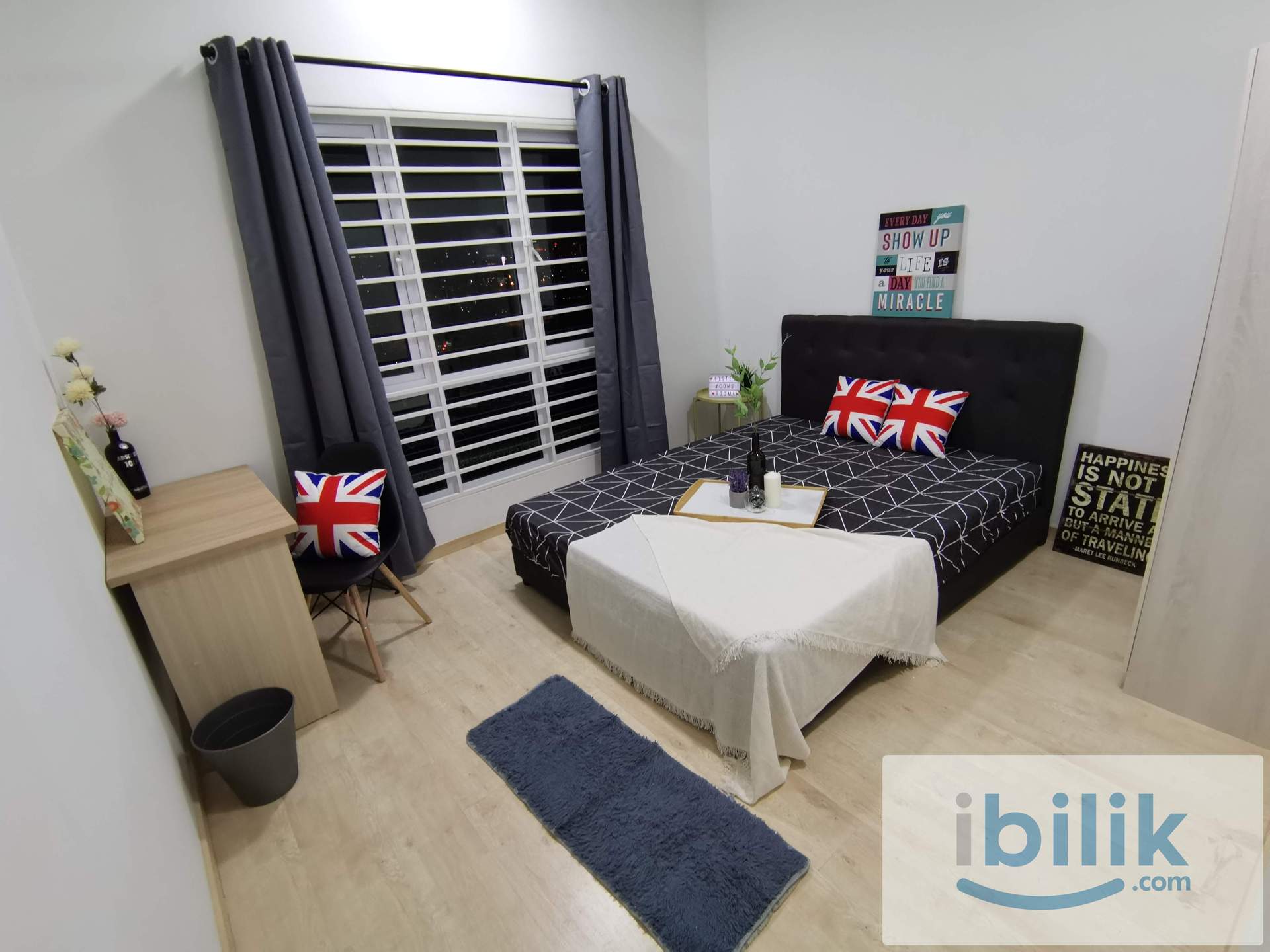 [Master Bedroom  Holmes1 & 2, 7min to UCSI University, Near Hukm [Fully + AC) - Image 3