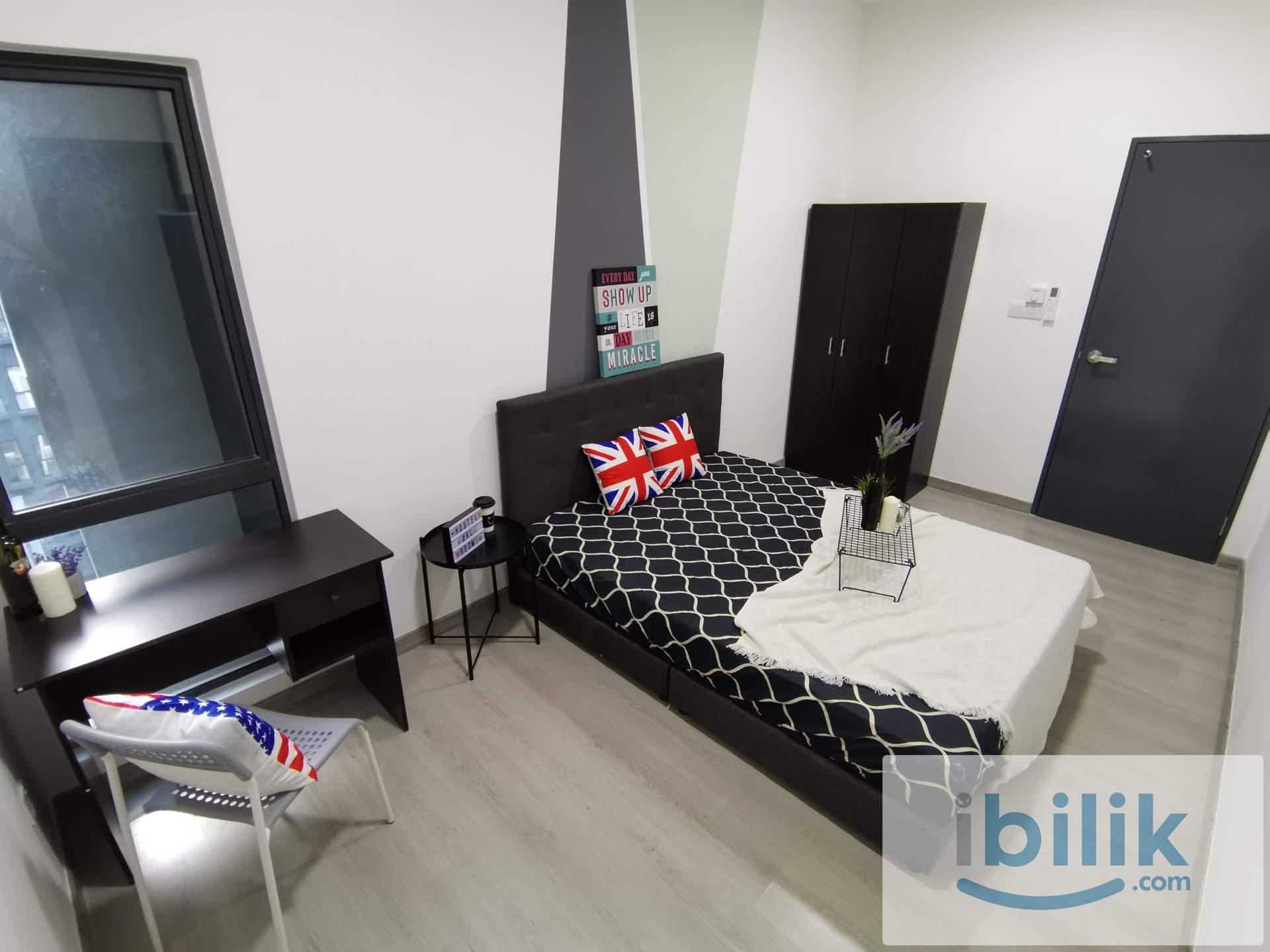 [Master Bedroom  Holmes1 & 2, 7min to UCSI University, Near Hukm [Fully + AC) - Image 2