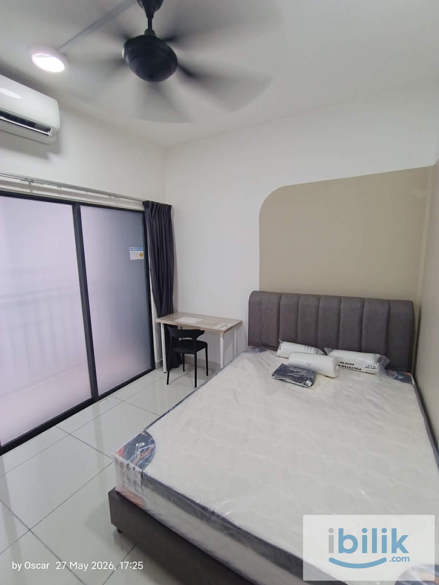 [Queen Bedroom +Balcony] Holmes,  2min HUKM, PPUKM,  PANTAI HOSPITAL, UCSI University, Permaisuri, Cheras [Fully + AC] - Image 1
