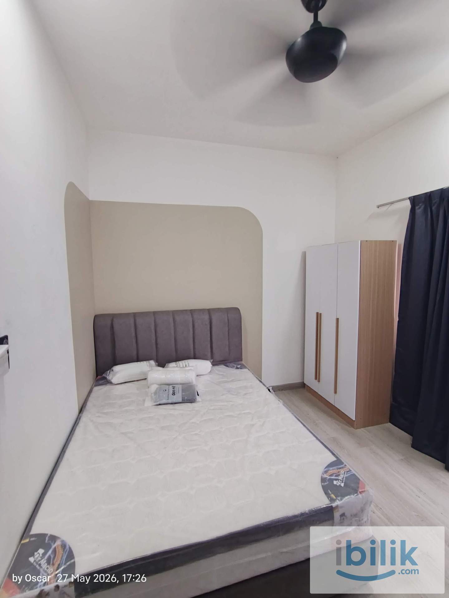 [Queen Middle Bedroom] Holmes,  2min HUKM, PPUKM,  PANTAI HOSPITAL, UCSI University, Permaisuri, Cheras [Fully + AC] - Image 1
