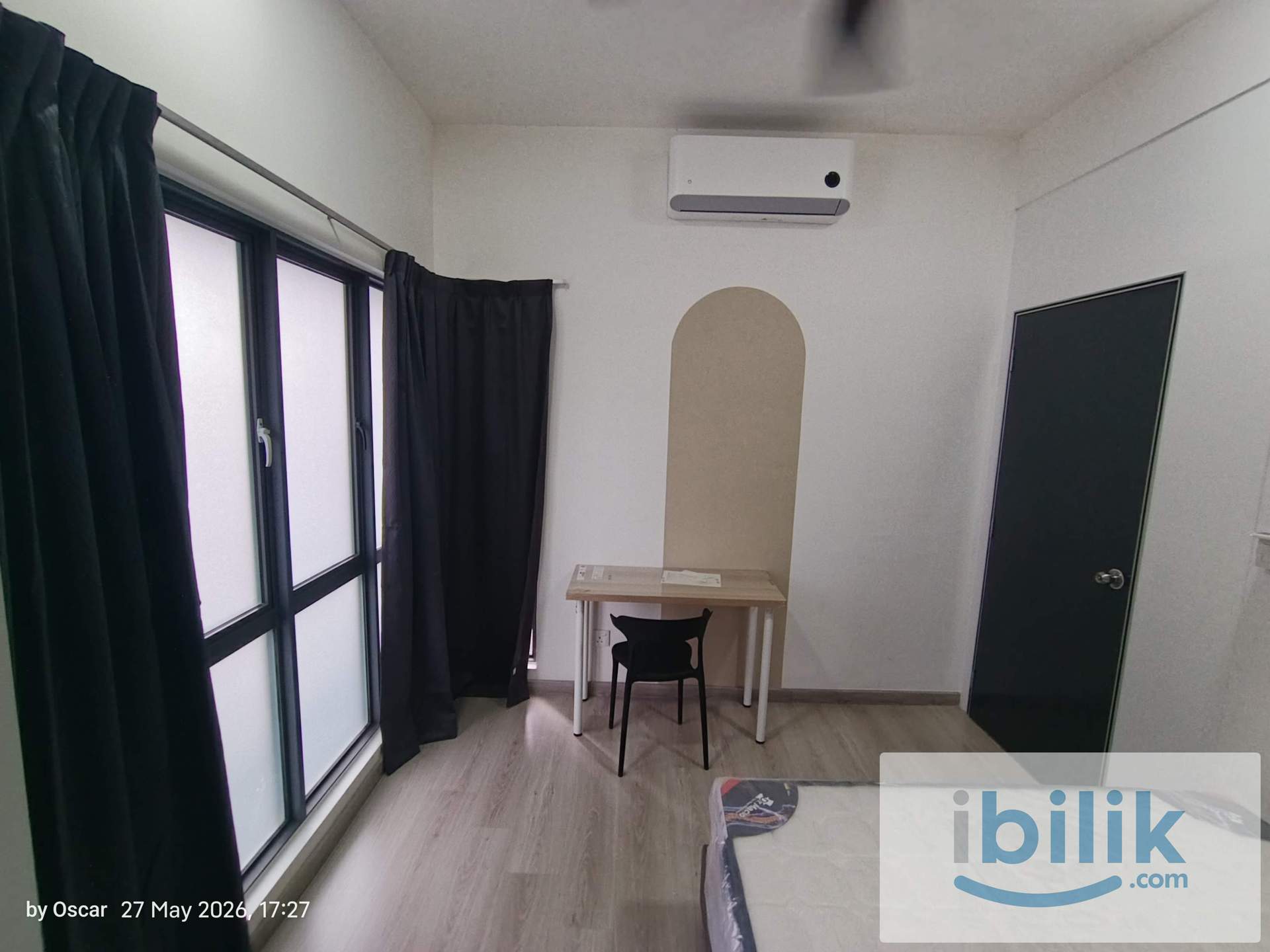 [Queen Middle Bedroom] Holmes,  2min HUKM, PPUKM,  PANTAI HOSPITAL, UCSI University, Permaisuri, Cheras [Fully + AC] - Image 2