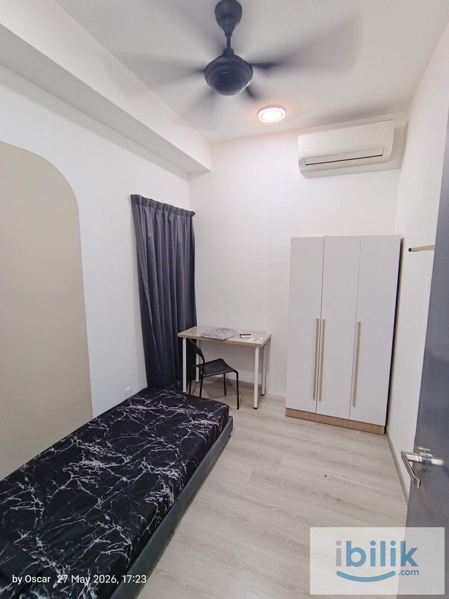 [Single Bedroom] Holmes,  2min HUKM, PPUKM,  PANTAI HOSPITAL, UCSI University, Permaisuri, Cheras [Fully + AC] - Image 1