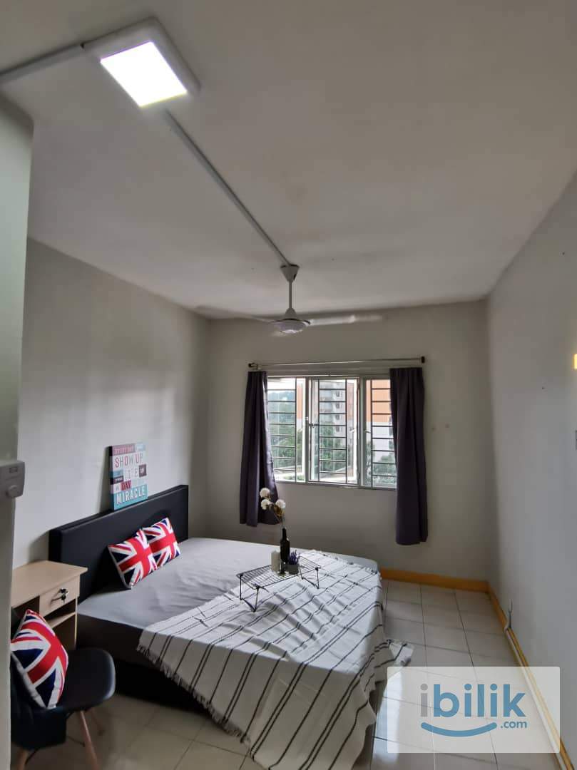 [Female Master Room] Cengal Condo, LRT salak selatan, Permaisuri, HUKM, Tun Razak [Fully + AC] - Image 4