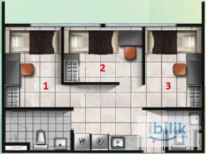 [ FEMALE MALAY ONLY ] RM500 (include utilities) - Fully Furnish Single Room - Image 2