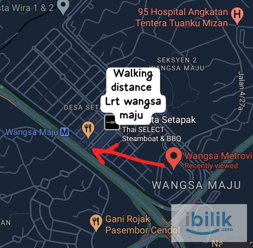 Walk to LRT Wangsa Maju Single room - Image 3