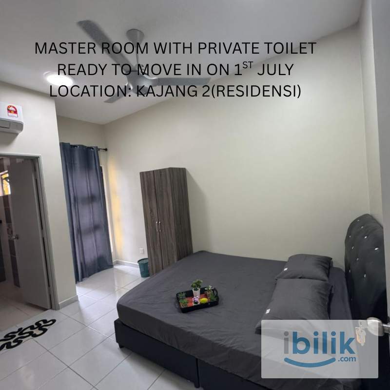 RESIDENSI EMAS🛋️ Kajang Master Bedroom: Vibes Hotel 5 Bintang! READY MOVE IN ON 1ST JULY 2026 - Image 1