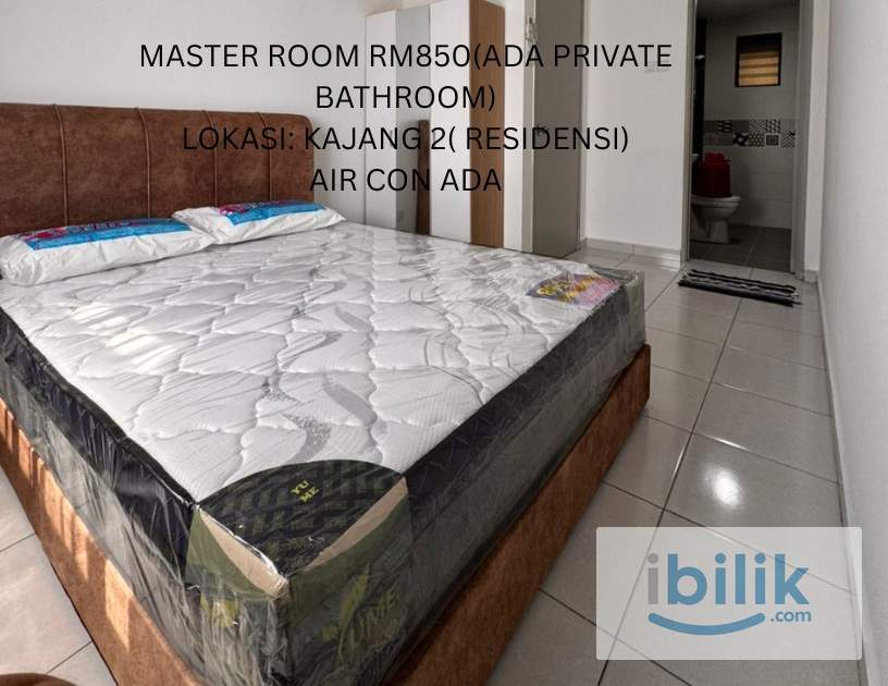 RESIDENSI EMAS Bilik Sewa Master ROOM Kajang 2 – 100% Fully Furnished - Image 1