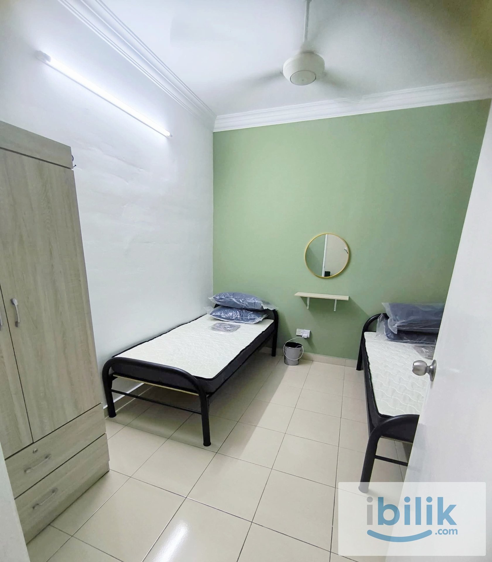 Bilik Sharing Room Mentari Court Bandar Sunway Petaling Jaya Fully Furnish Free Wifi Utility Coway Midea - Image 3